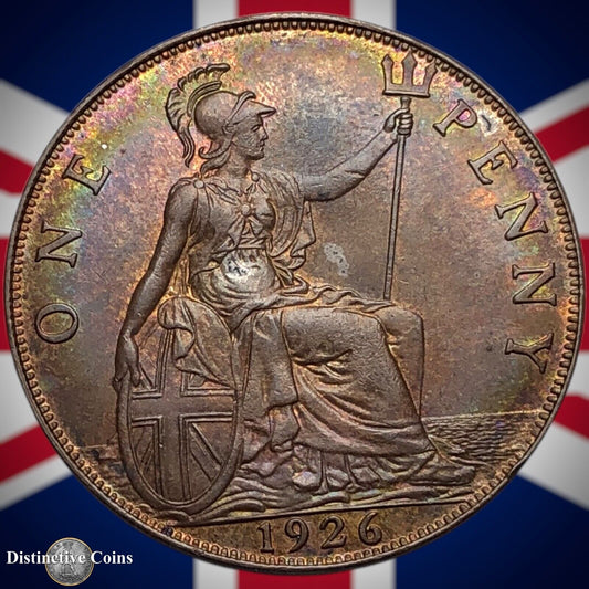 Great Britain 1926 Penny 1d GB7034