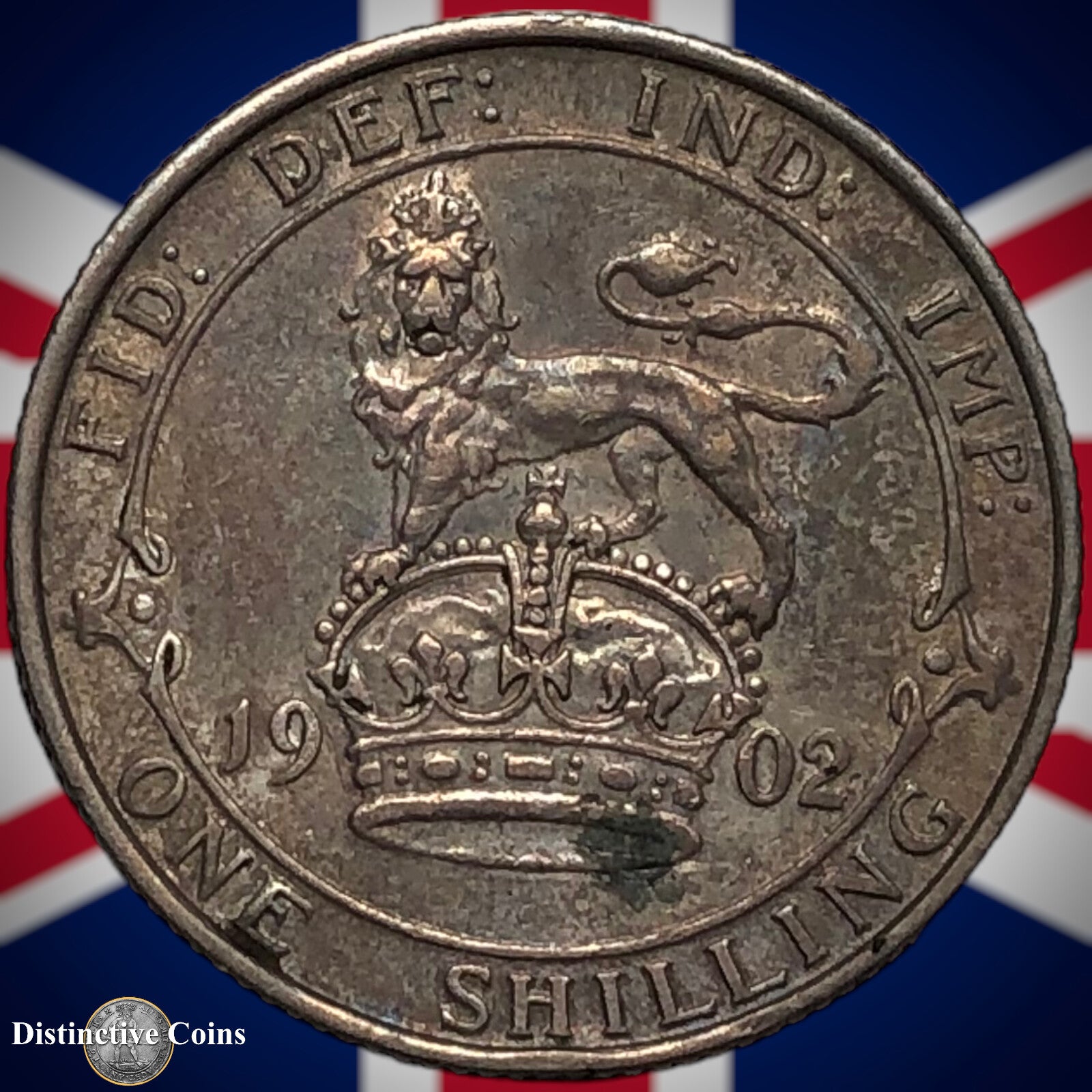 Great Britain 1902 British One Shilling GB0748