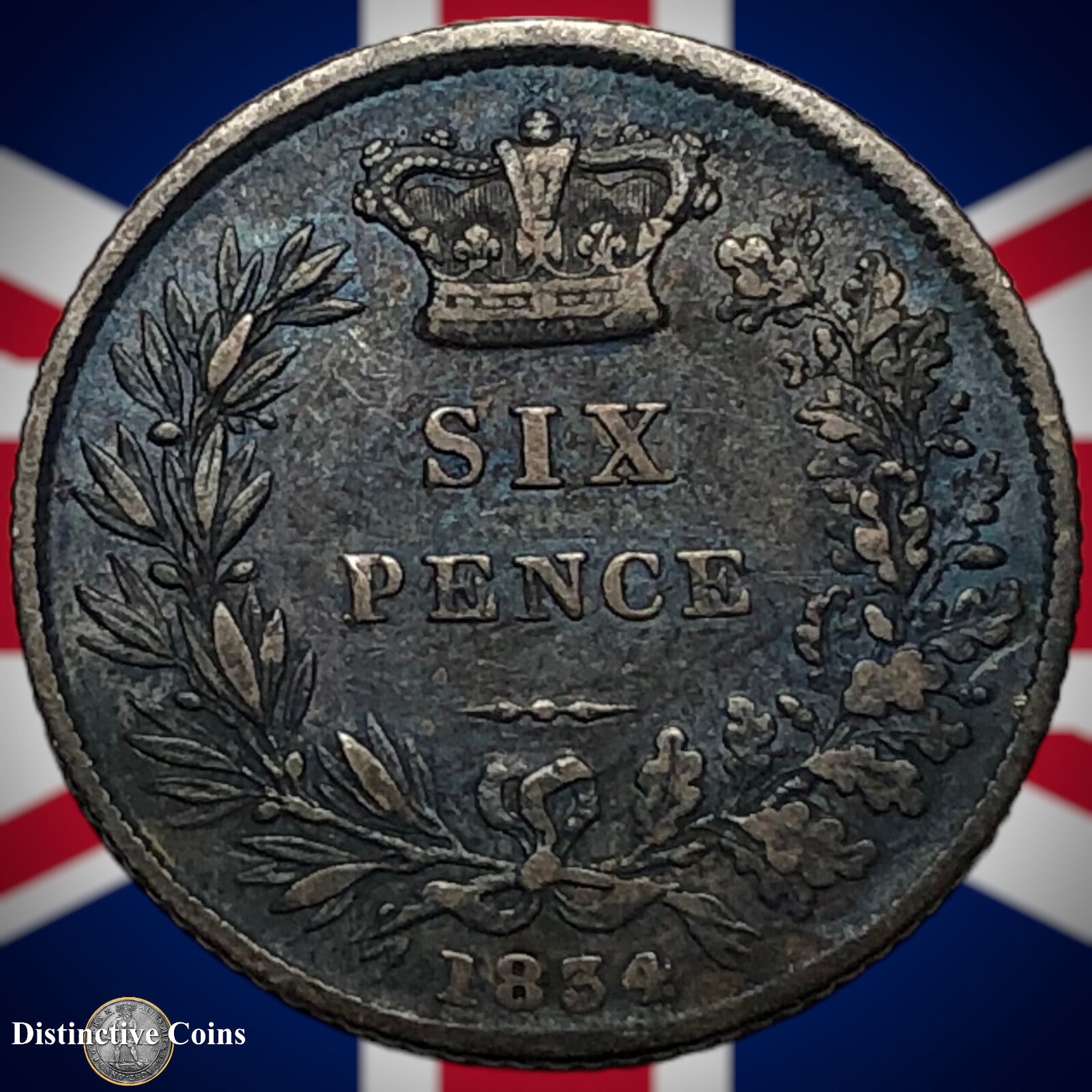 Great Britain 1834 Six Pence GB2569