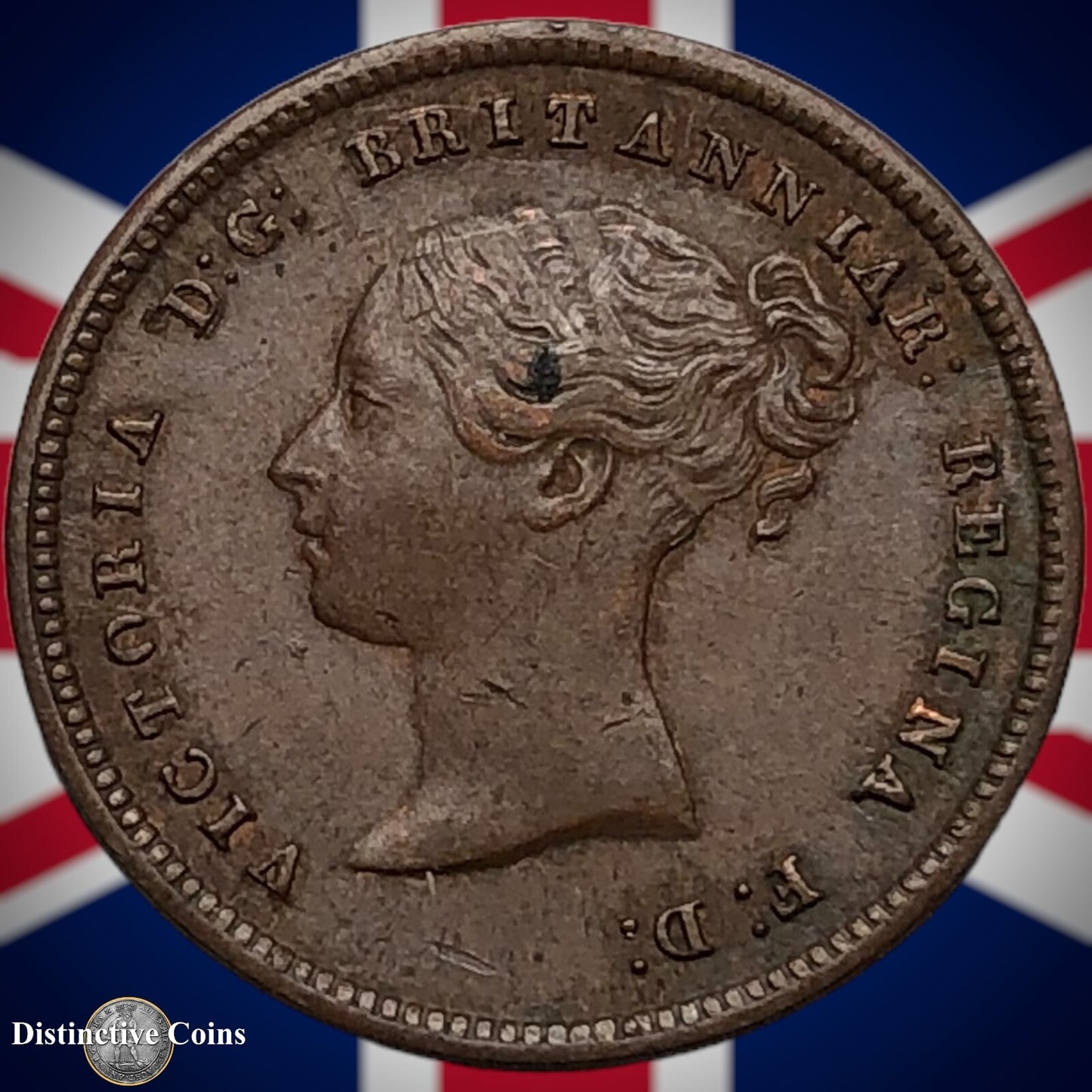 Great Britain 1844 Half Farthing 1/2 Penny GB3106