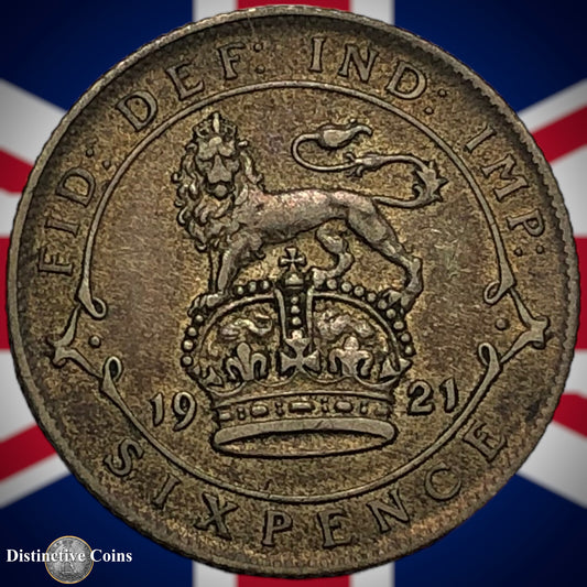 Great Britain 1921 Six Pence GB1638