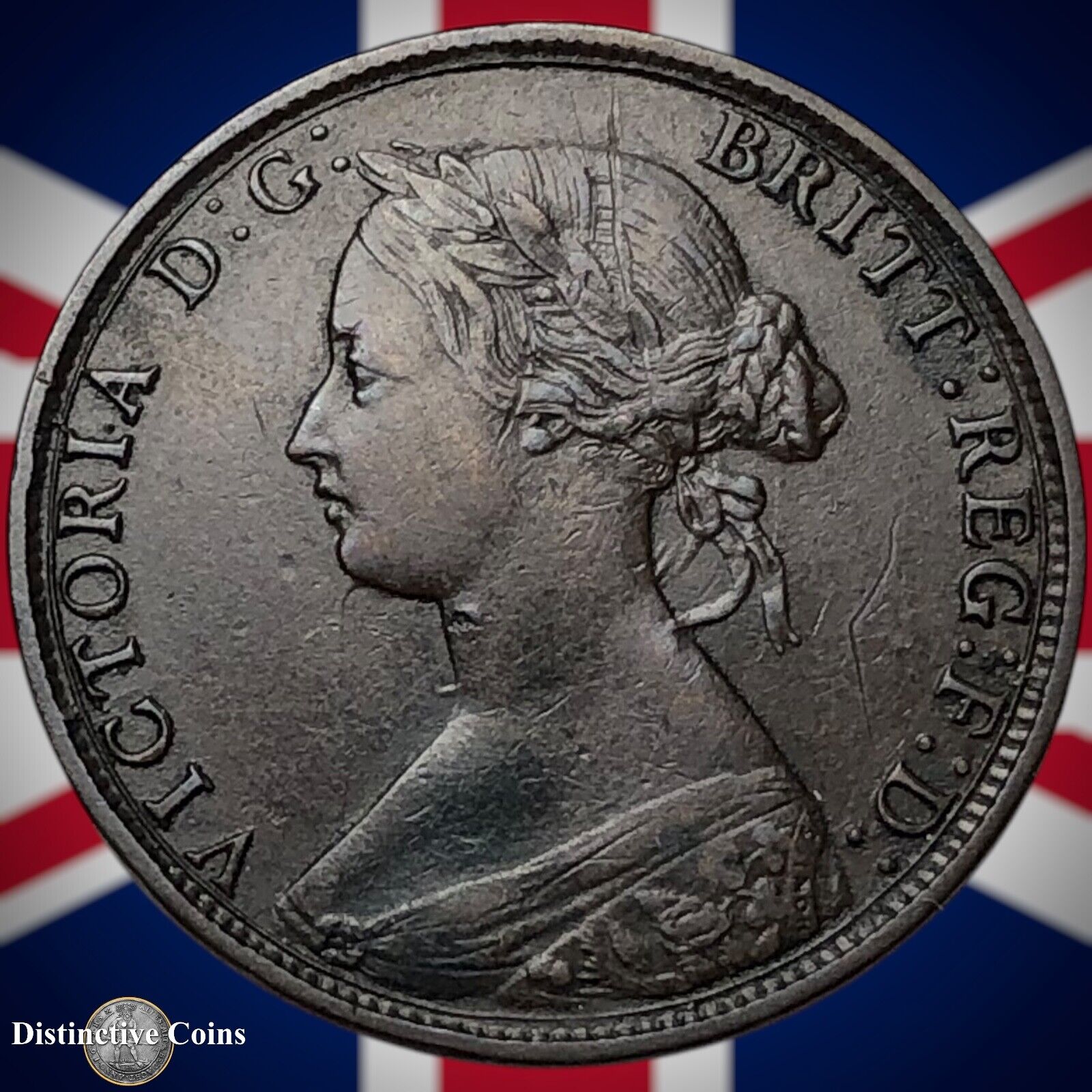 Great Britain 1863 Half Penny 1/2d GB5457