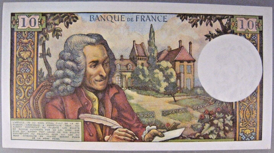 1967 FRANCE,  BANK of, 10 FRANCS, EXTRA  NICE