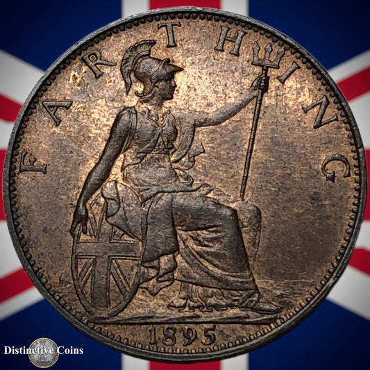 Great Britain 1895 Farthing 1/4d GB4411