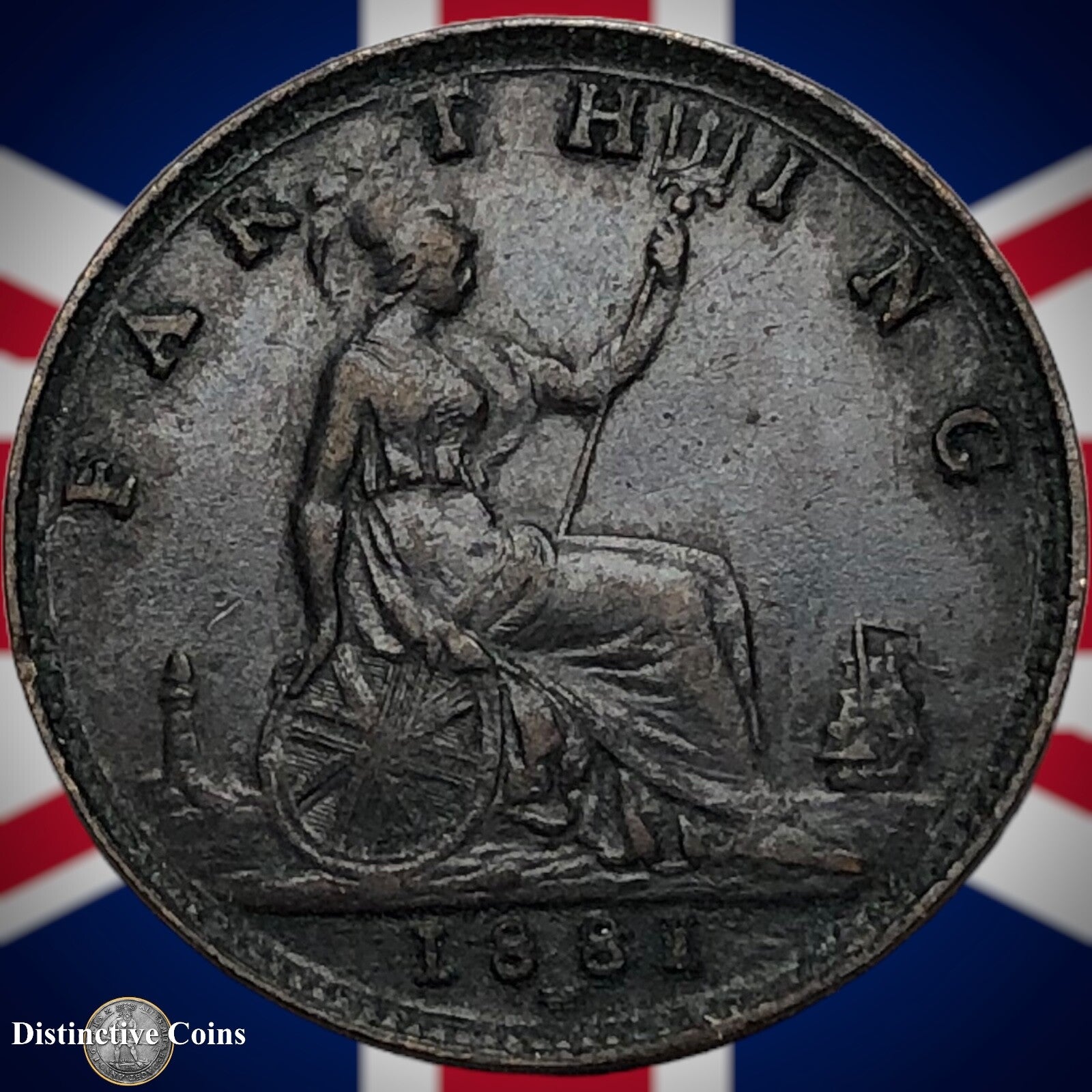 Great Britain 1881 H Farthing 1/4d GB3939