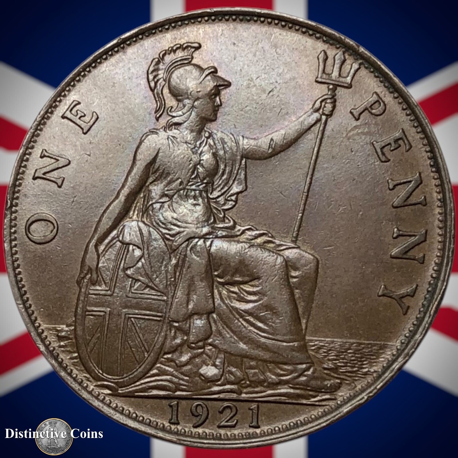 Great Britain 1921 Penny 1d GB6988