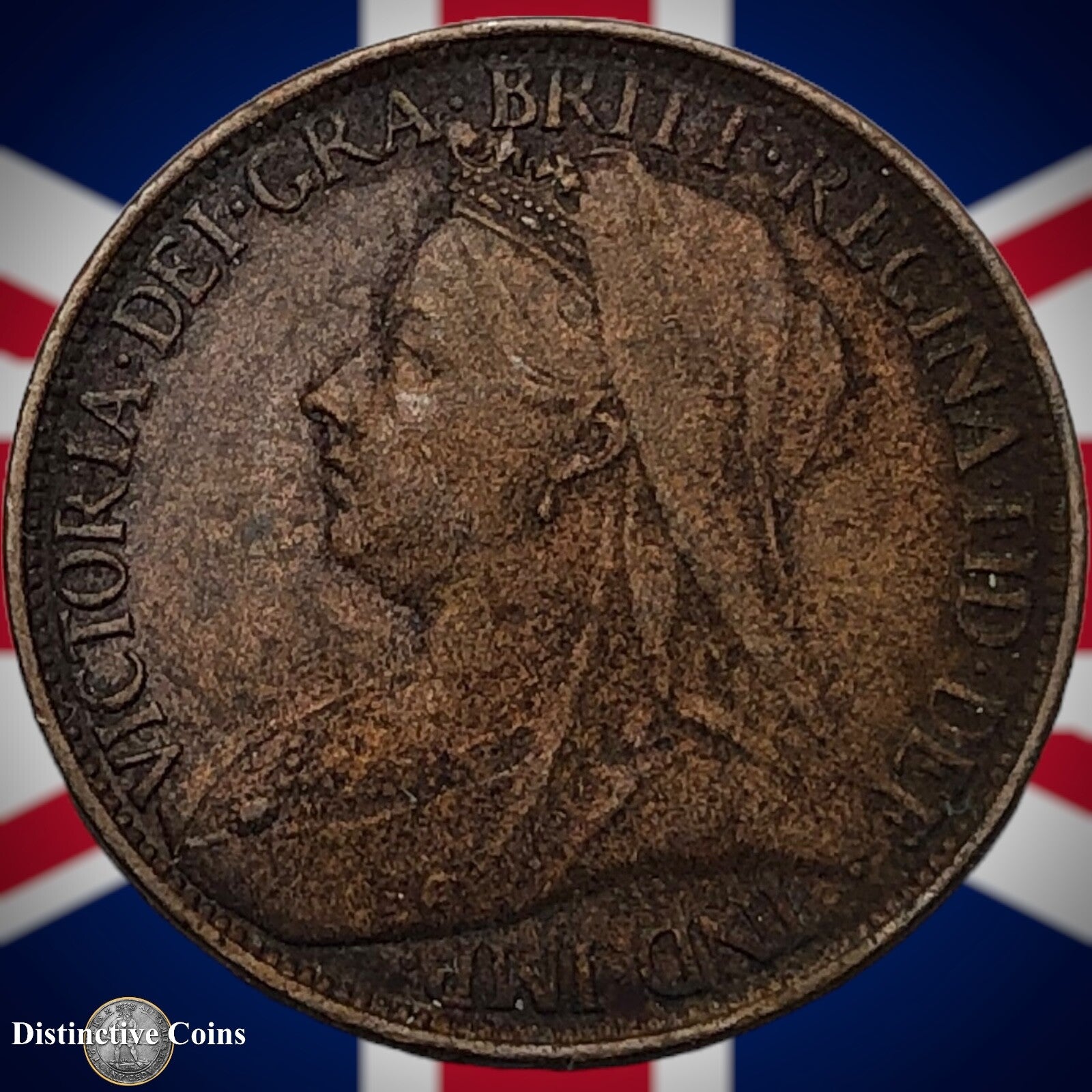 Great Britain 1901 Farthing 1/4d GB4484