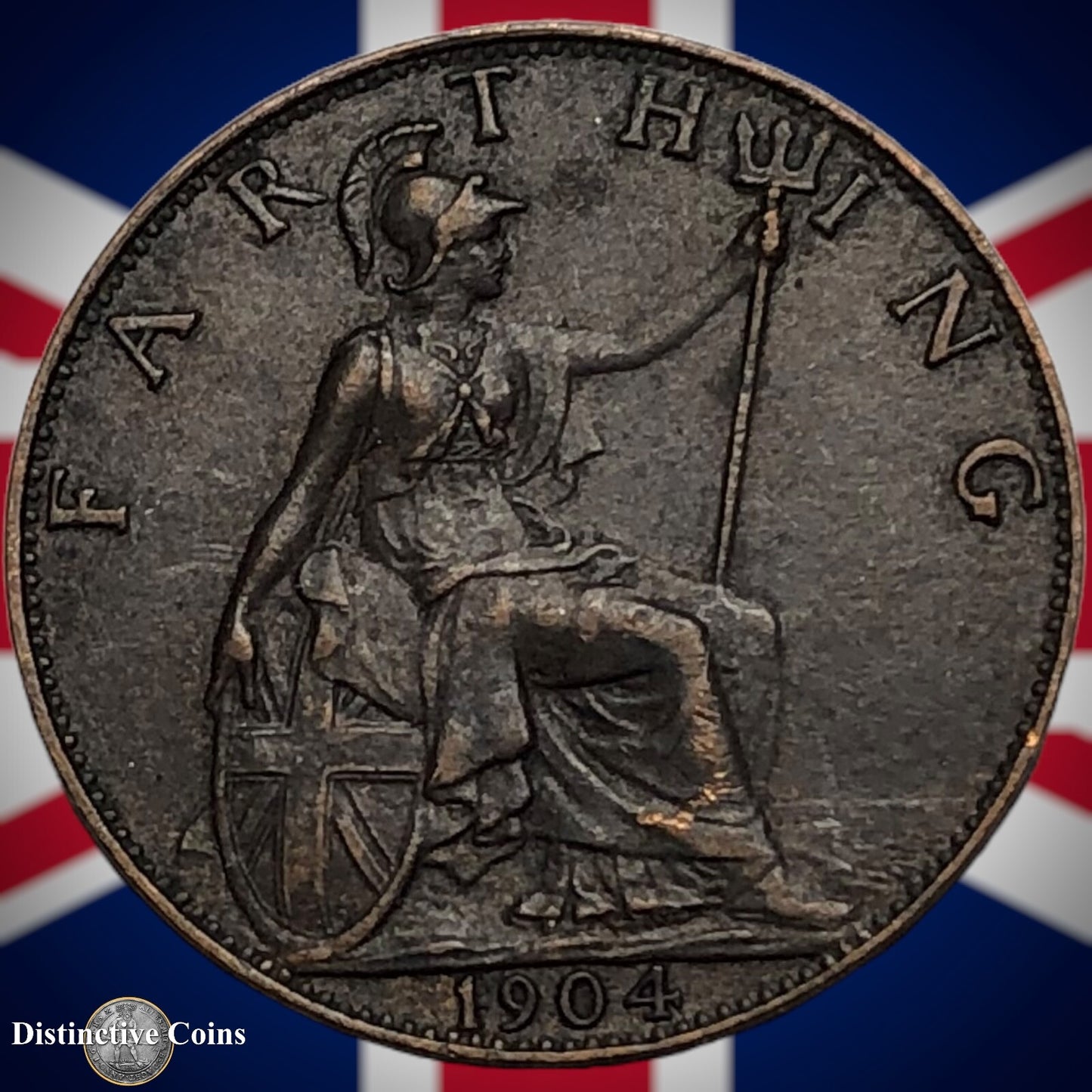 Great Britain 1904 Farthing 1/4d GB4545