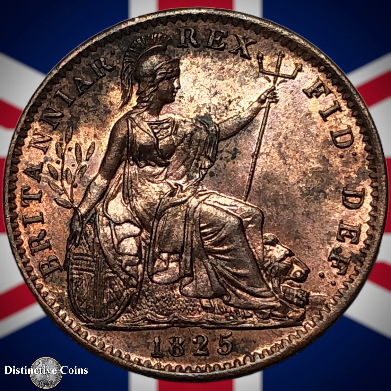 Great Britain 1825 Farthing 1/4d GB3305