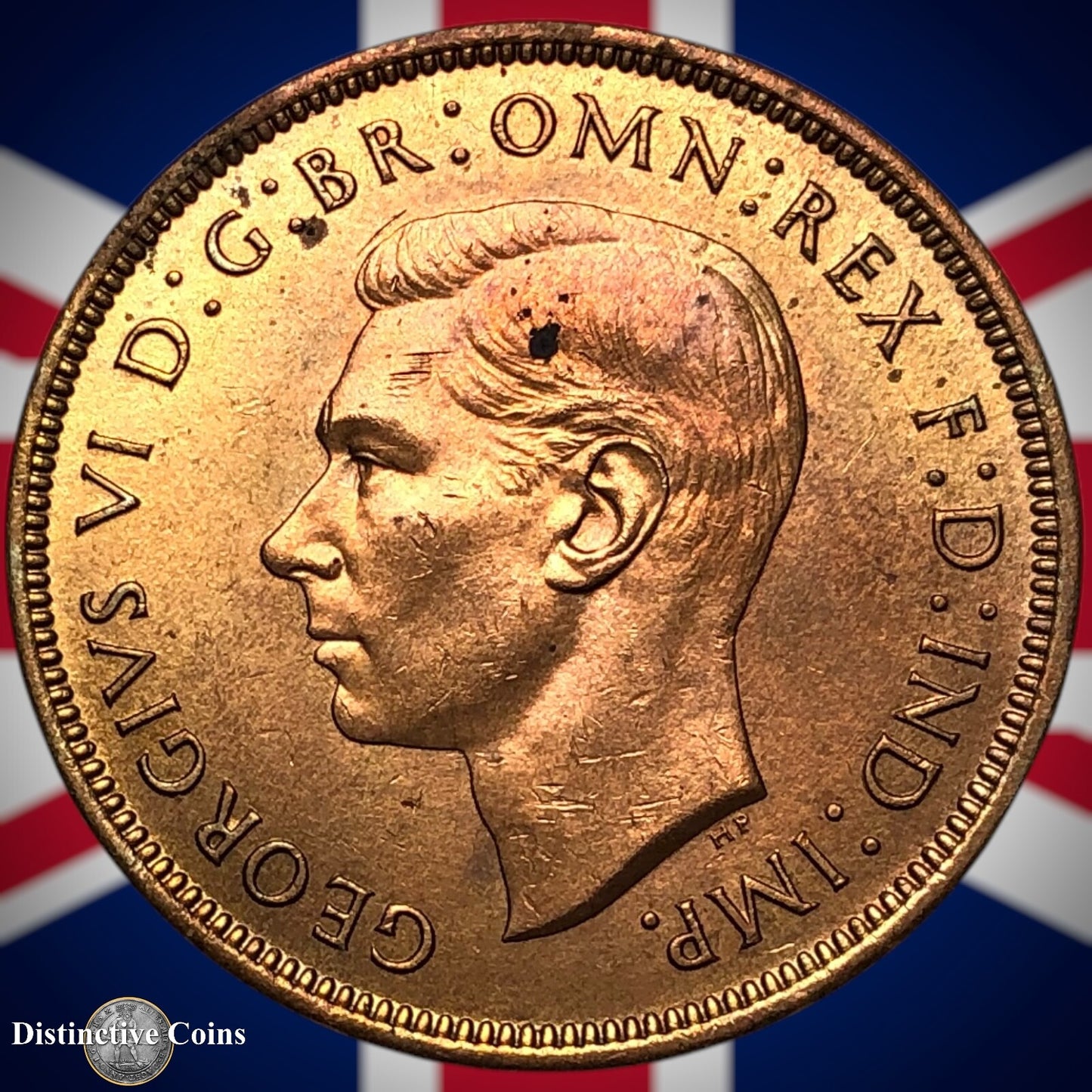 Great Britain 1938 Penny 1d GB7221