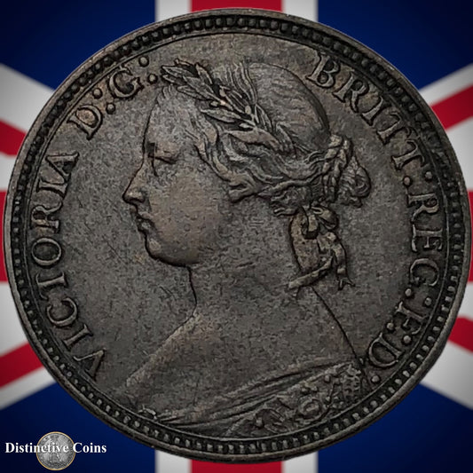 Great Britain 1875 H Farthing 1/4d GB3755