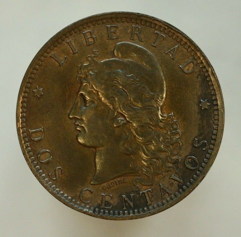 Argentina 1890 2 Centavos AU A479