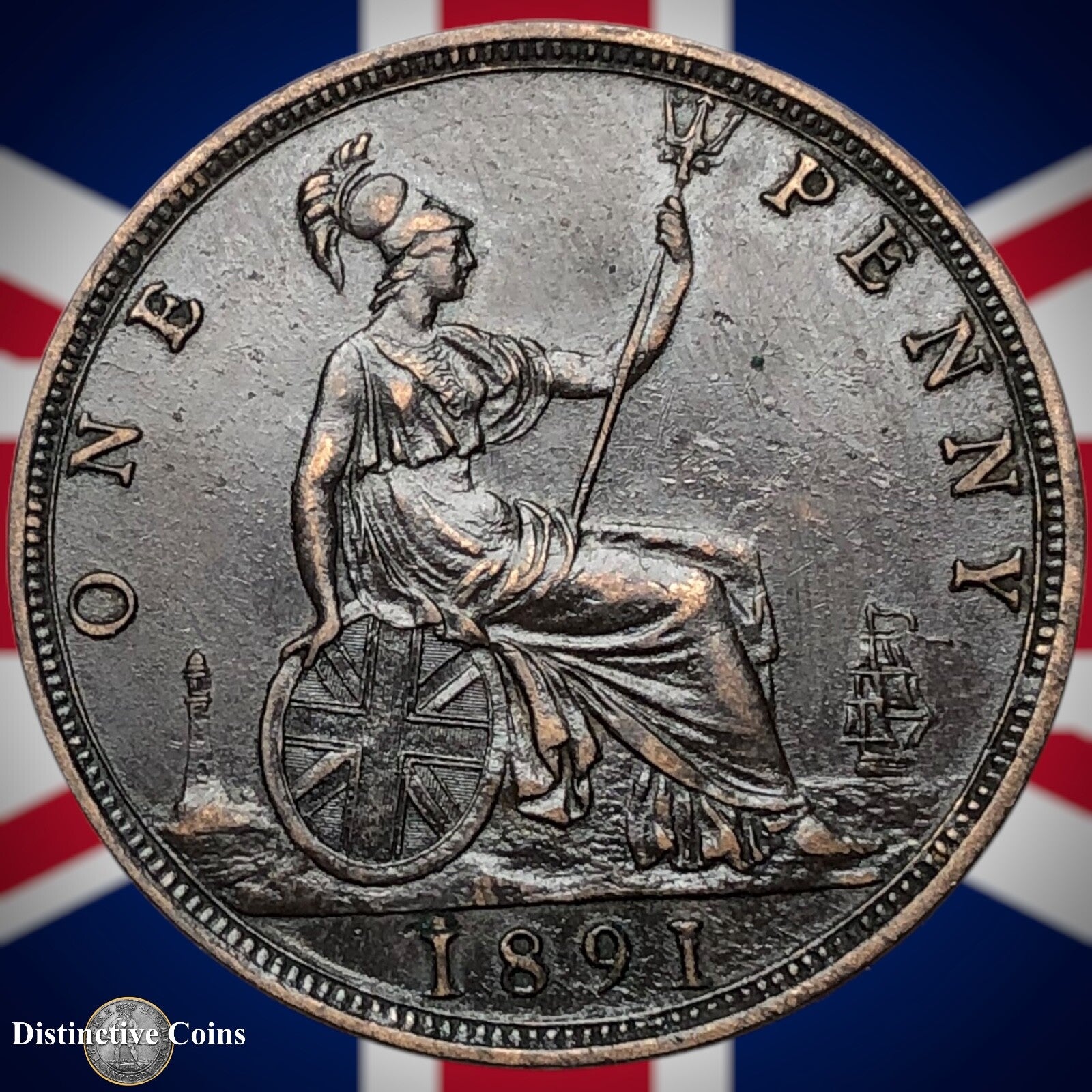 Great Britain 1891 Penny 1d GB6533