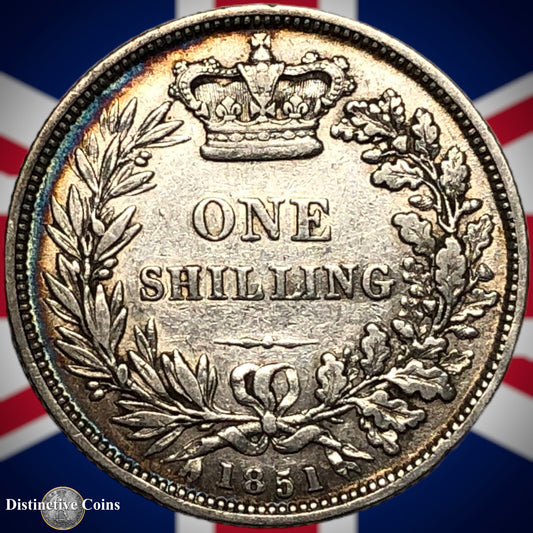 Great Britain 1851 British One Shilling GB0218