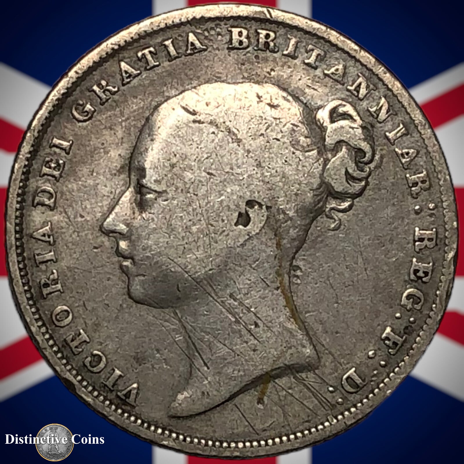 Great Britain 1839 British One Shilling GB0156