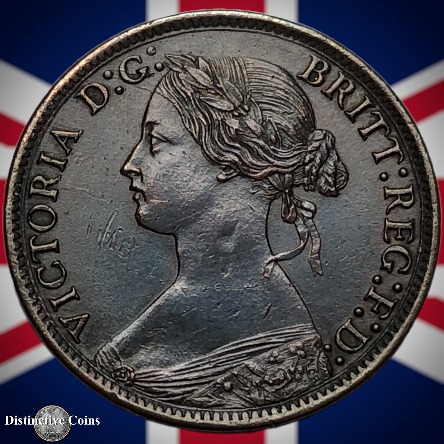 Great Britain 1865/2 Farthing 1/4d GB3548