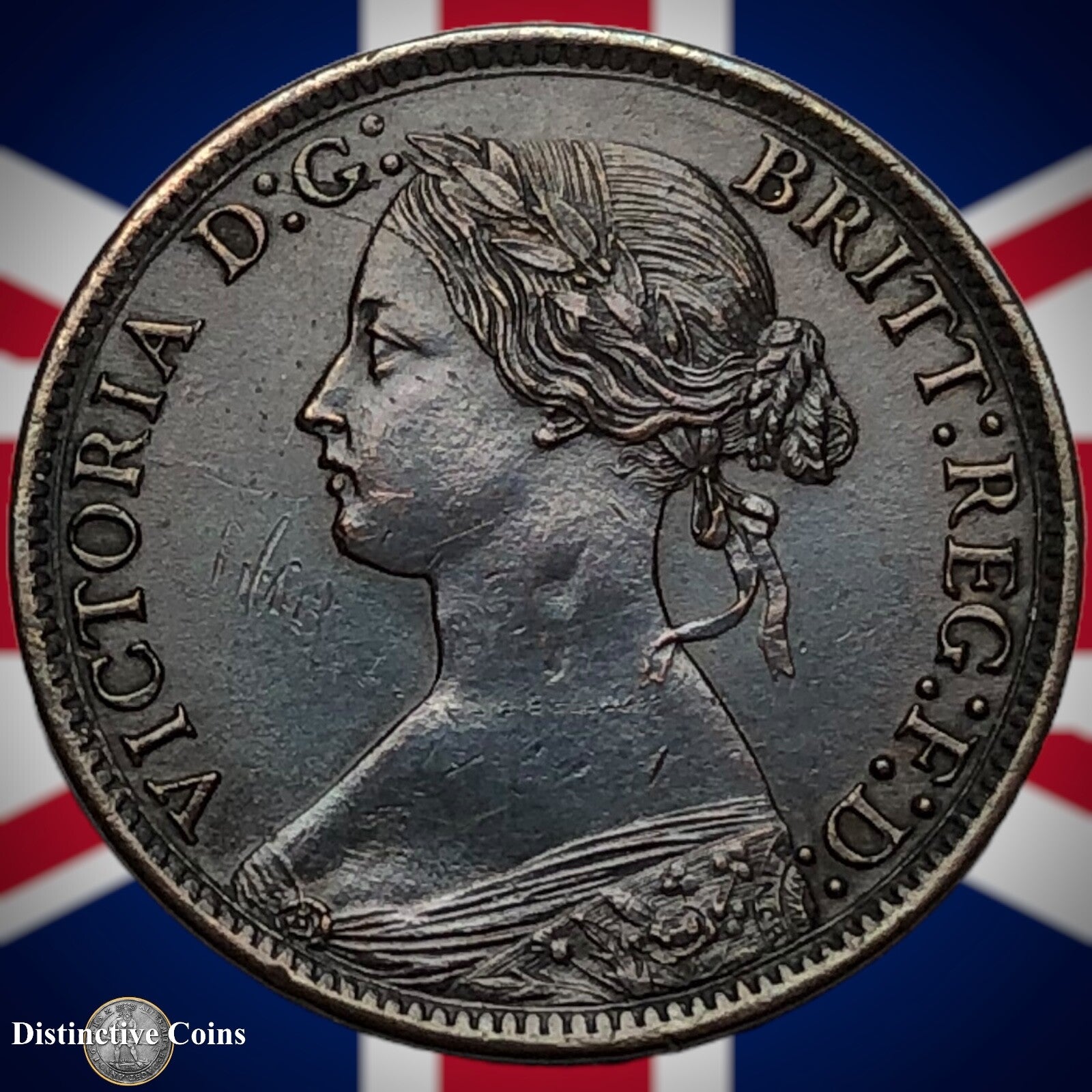 Great Britain 1865/2 Farthing 1/4d GB3548