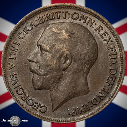 Great Britain 1919 Penny 1d GB6907