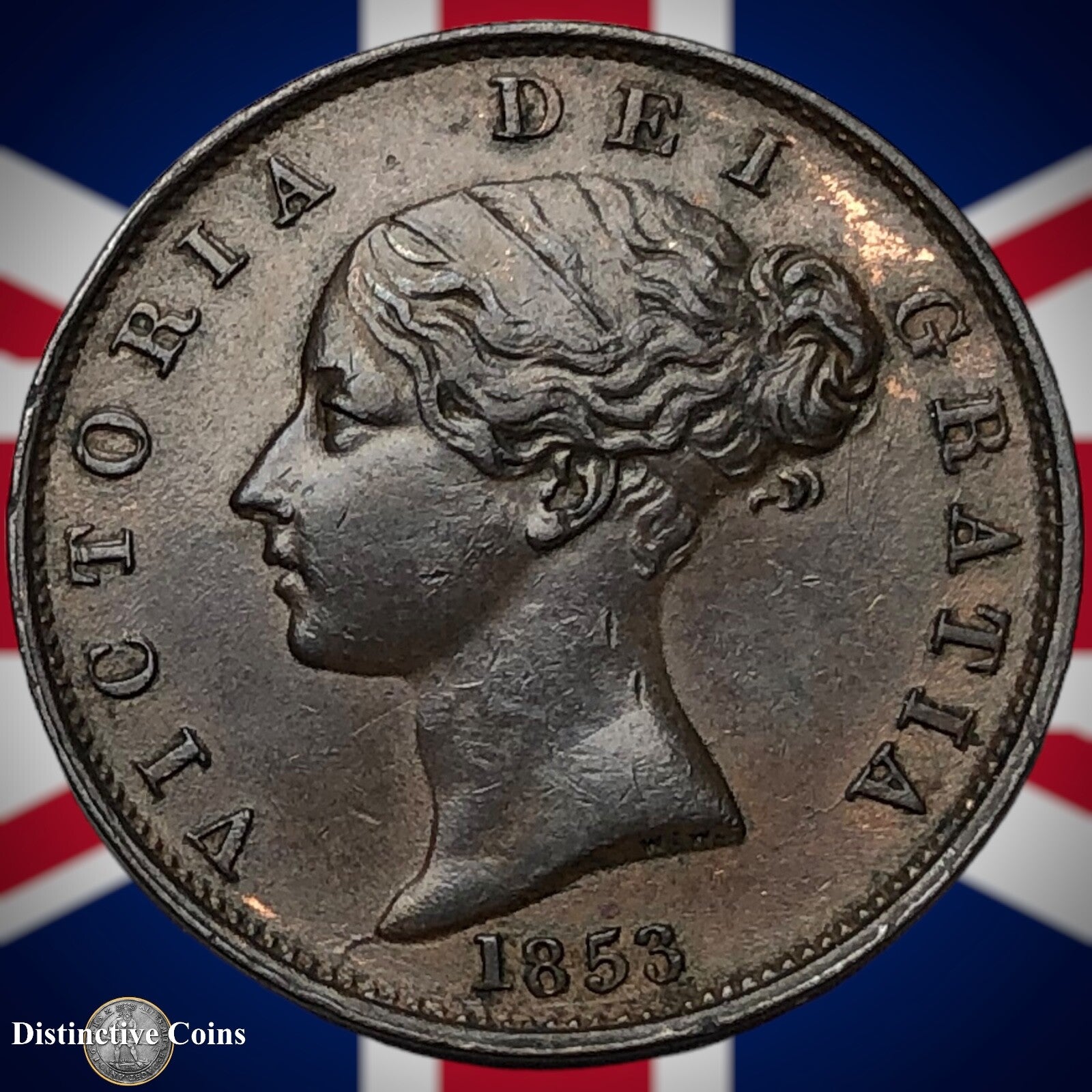 Great Britain 1853 Half Penny 1/2d GB5268