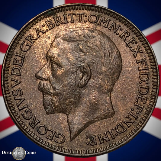 Great Britain 1929 Farthing 1/4d GB4884