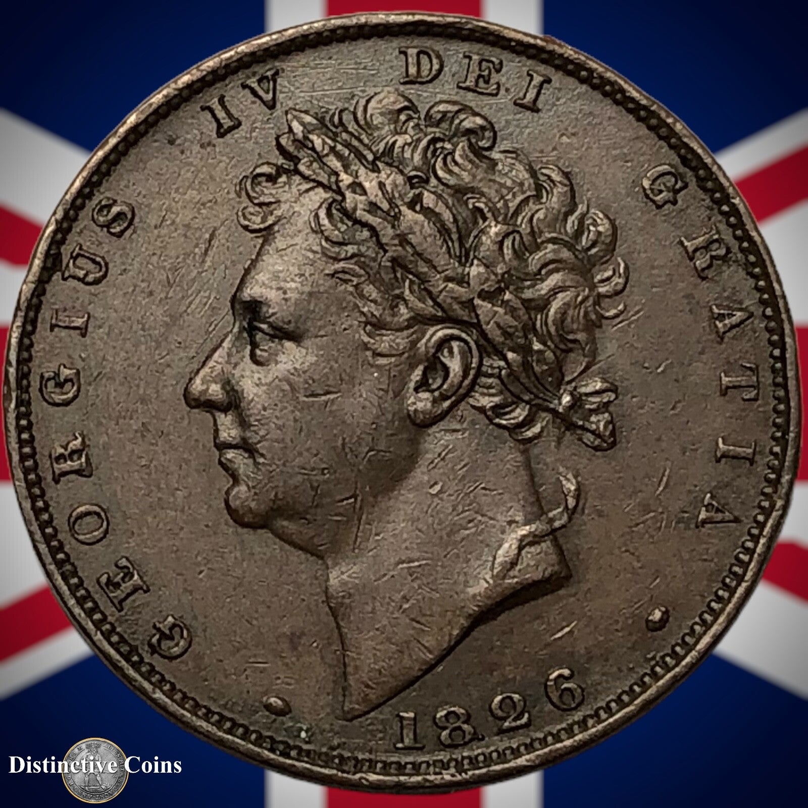 Great Britain 1826 Farthing 1/4d GB3322