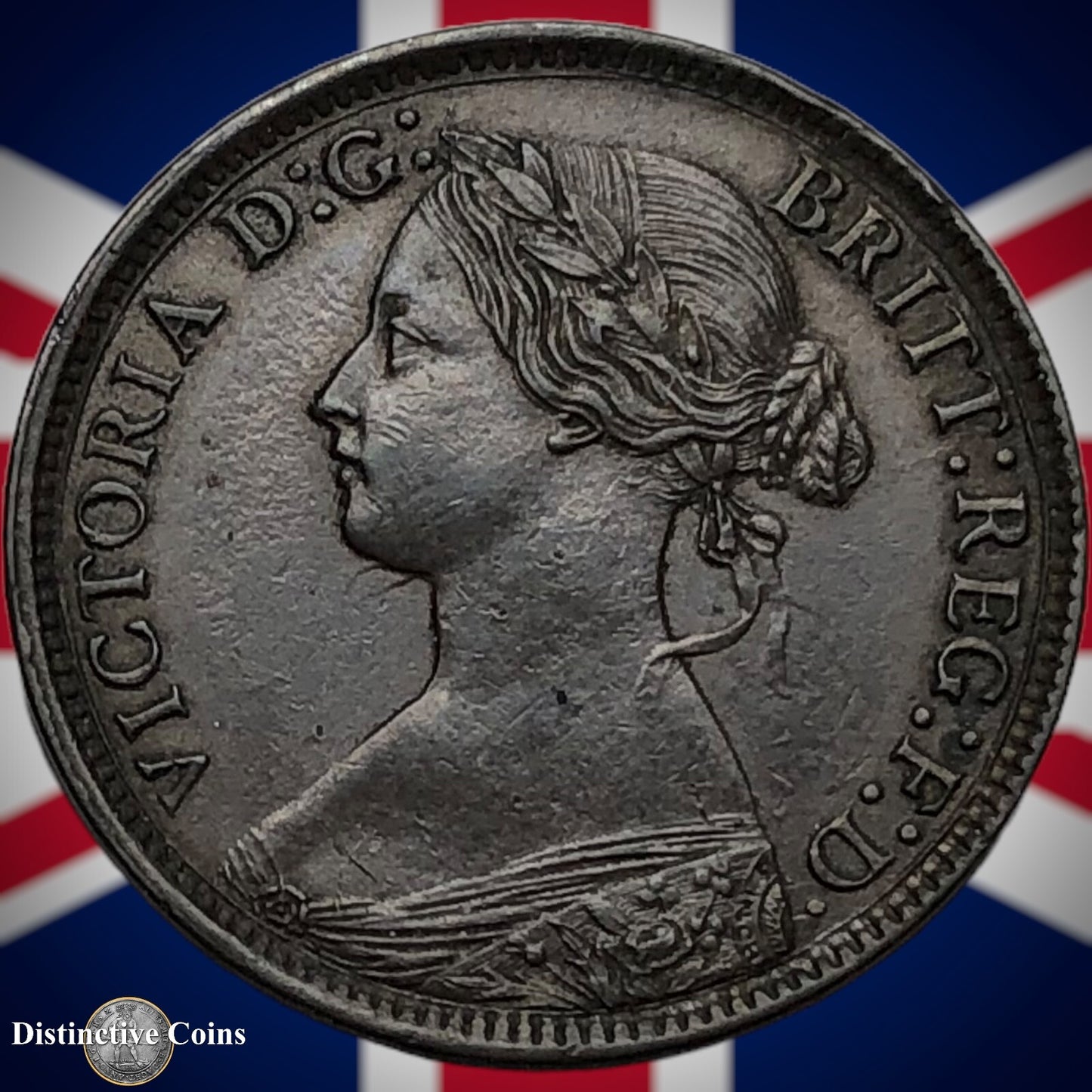 Great Britain 1860 Farthing 1/4d GB3490