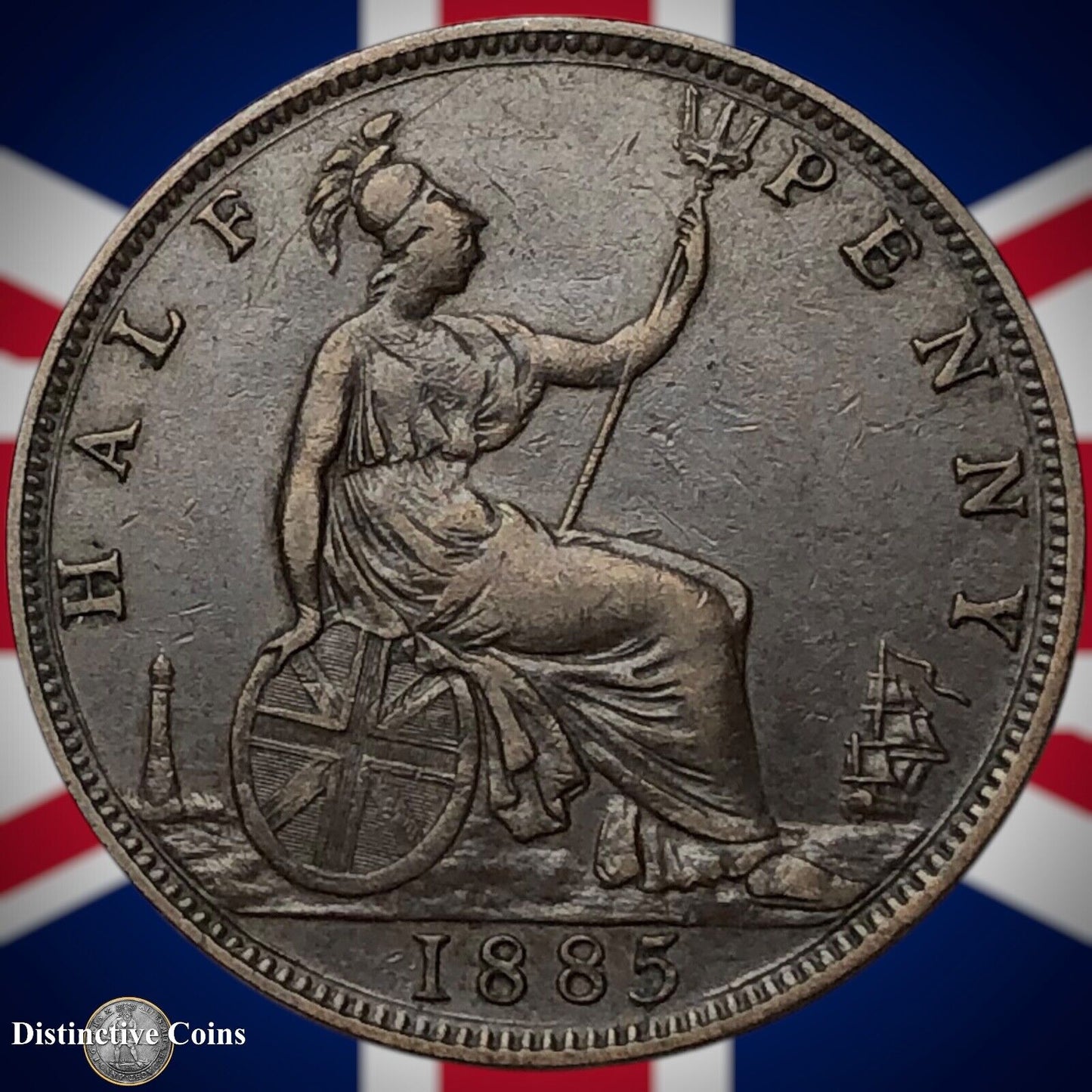 Great Britain 1885 Half Penny 1/2d GB5572