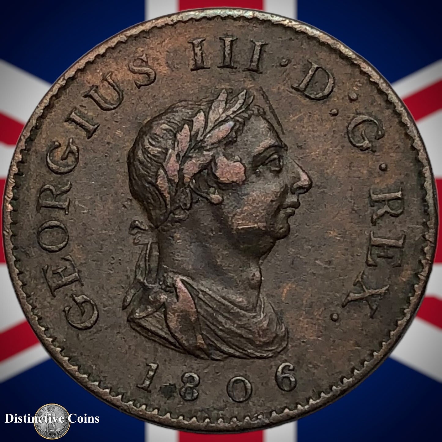 Great Britain 1806 Farthing 1/4d GB3207