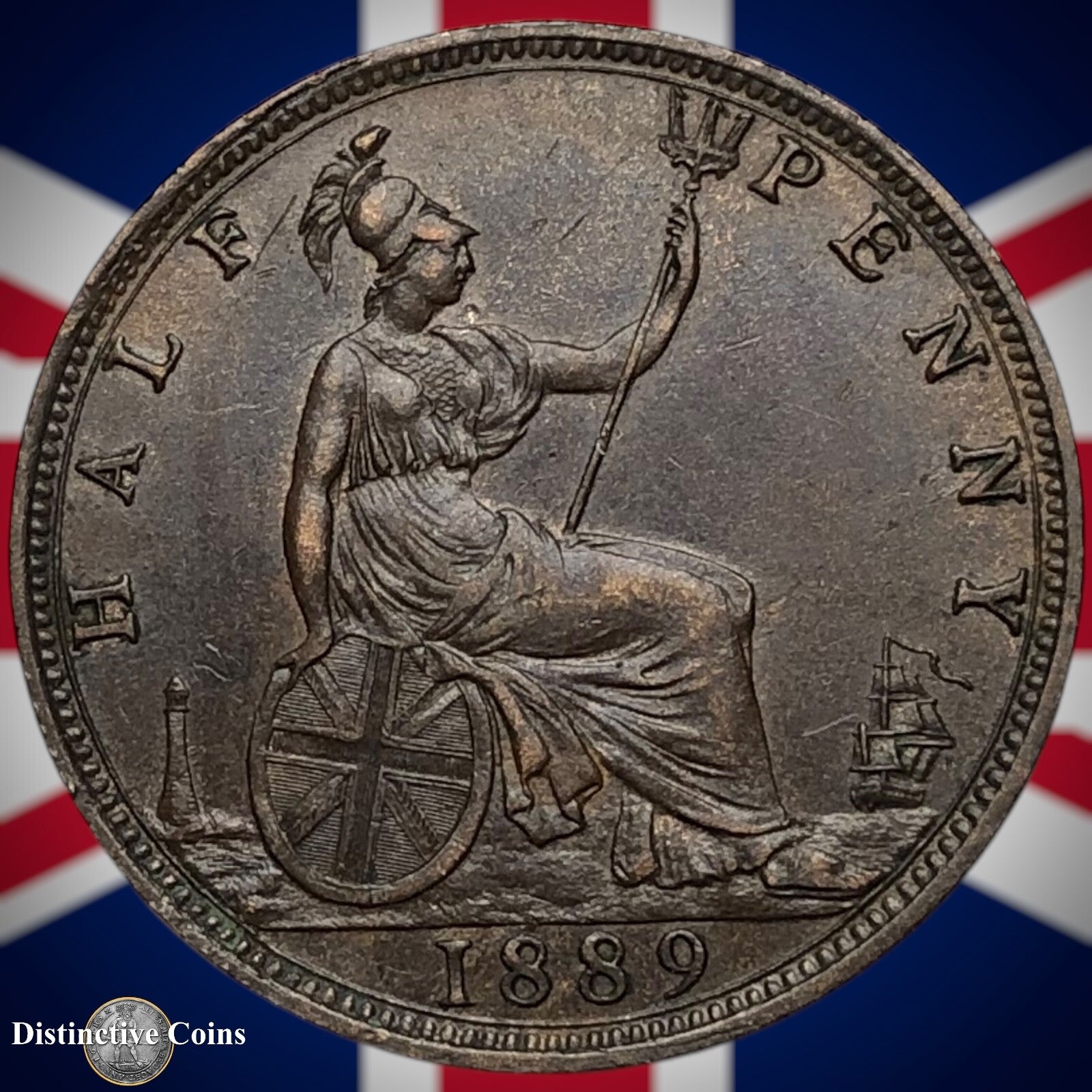 Great Britain 1889 Half Penny 1/2d GB5652