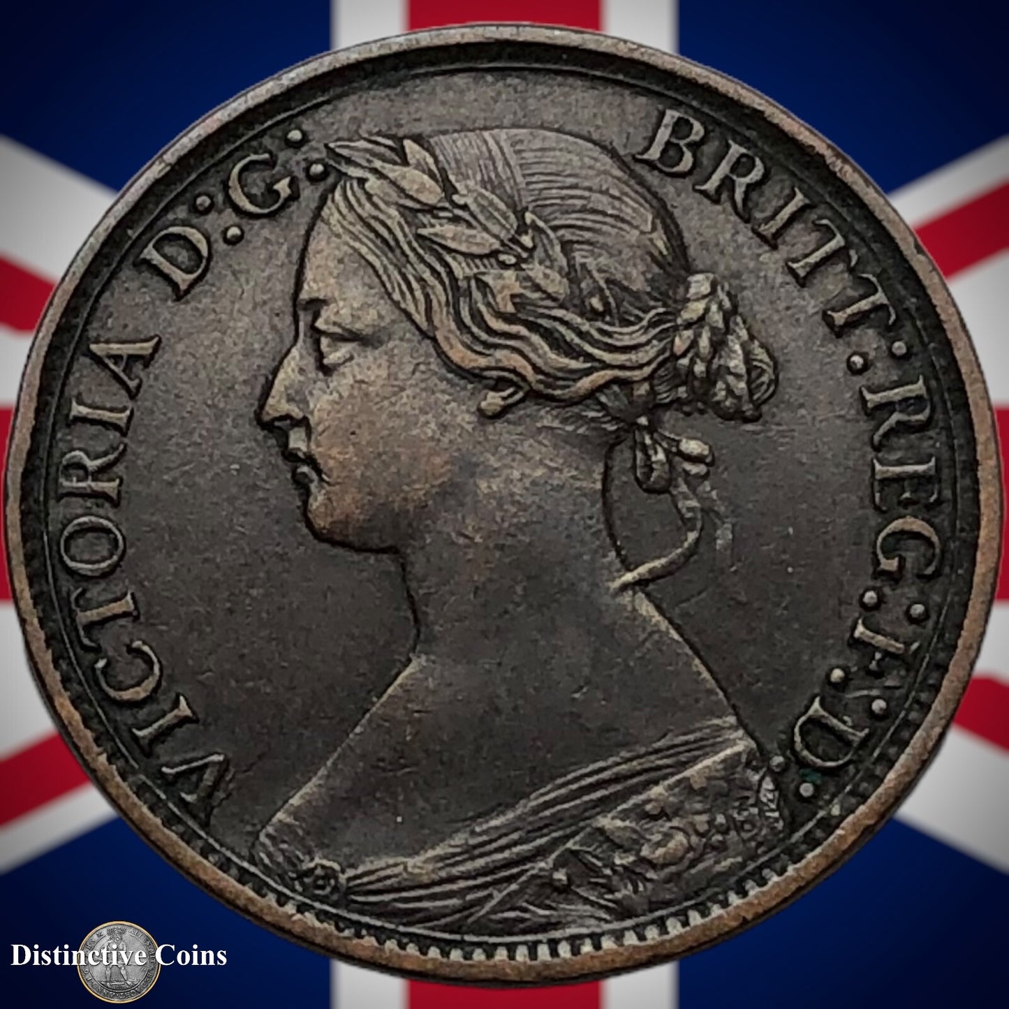 Great Britain 1860 Farthing 1/4d GB3478