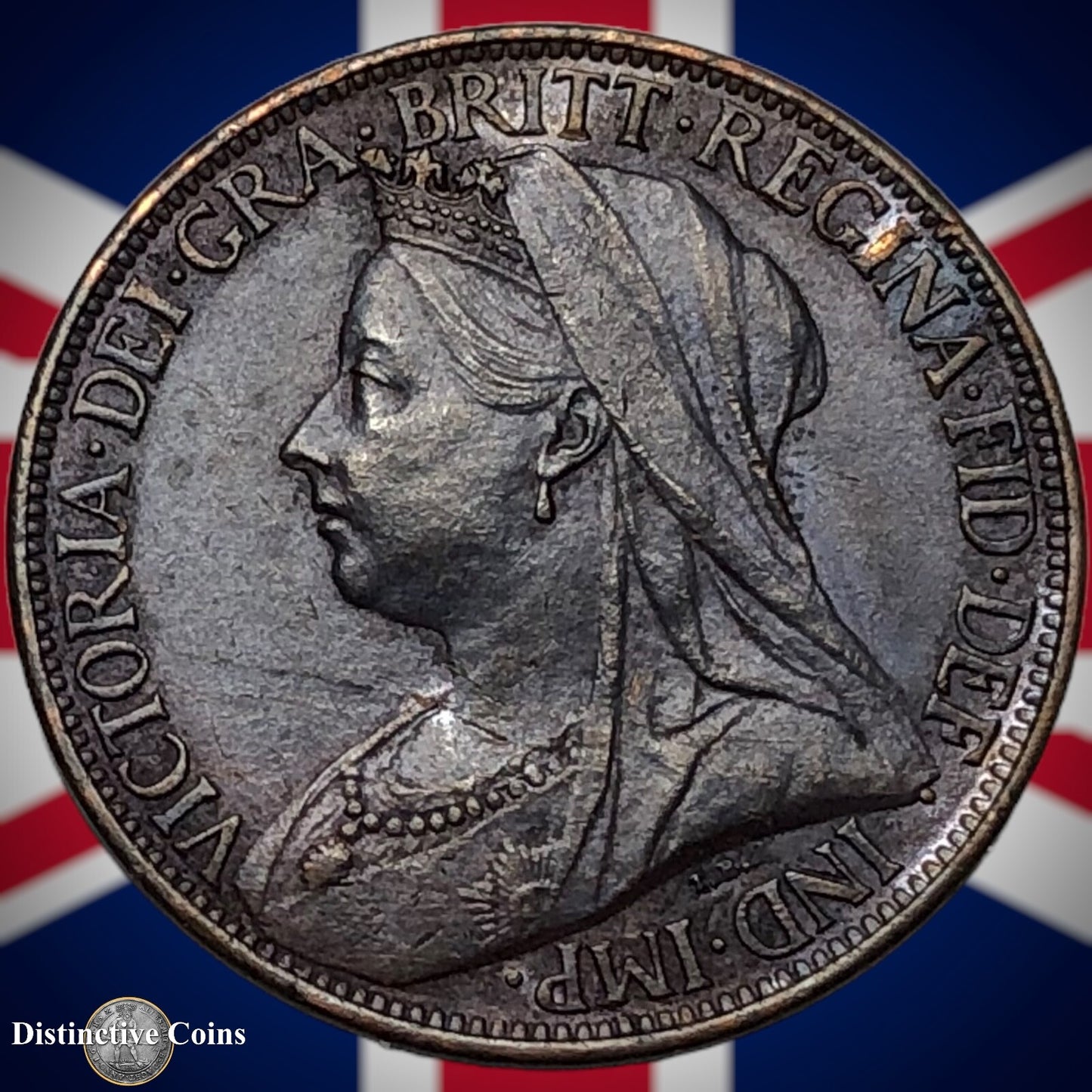 Great Britain 1901 Farthing 1/4d GB4491