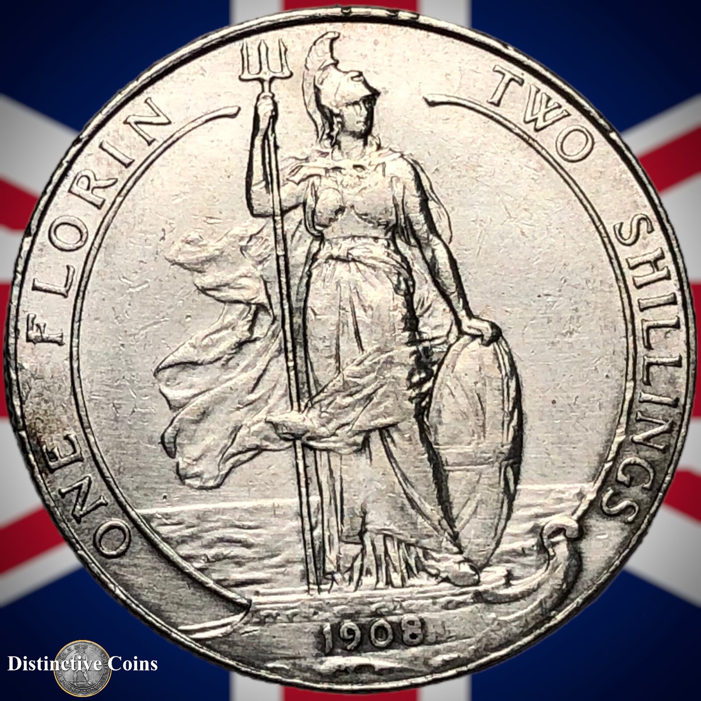 Great Britain 1908 Florin GB1147