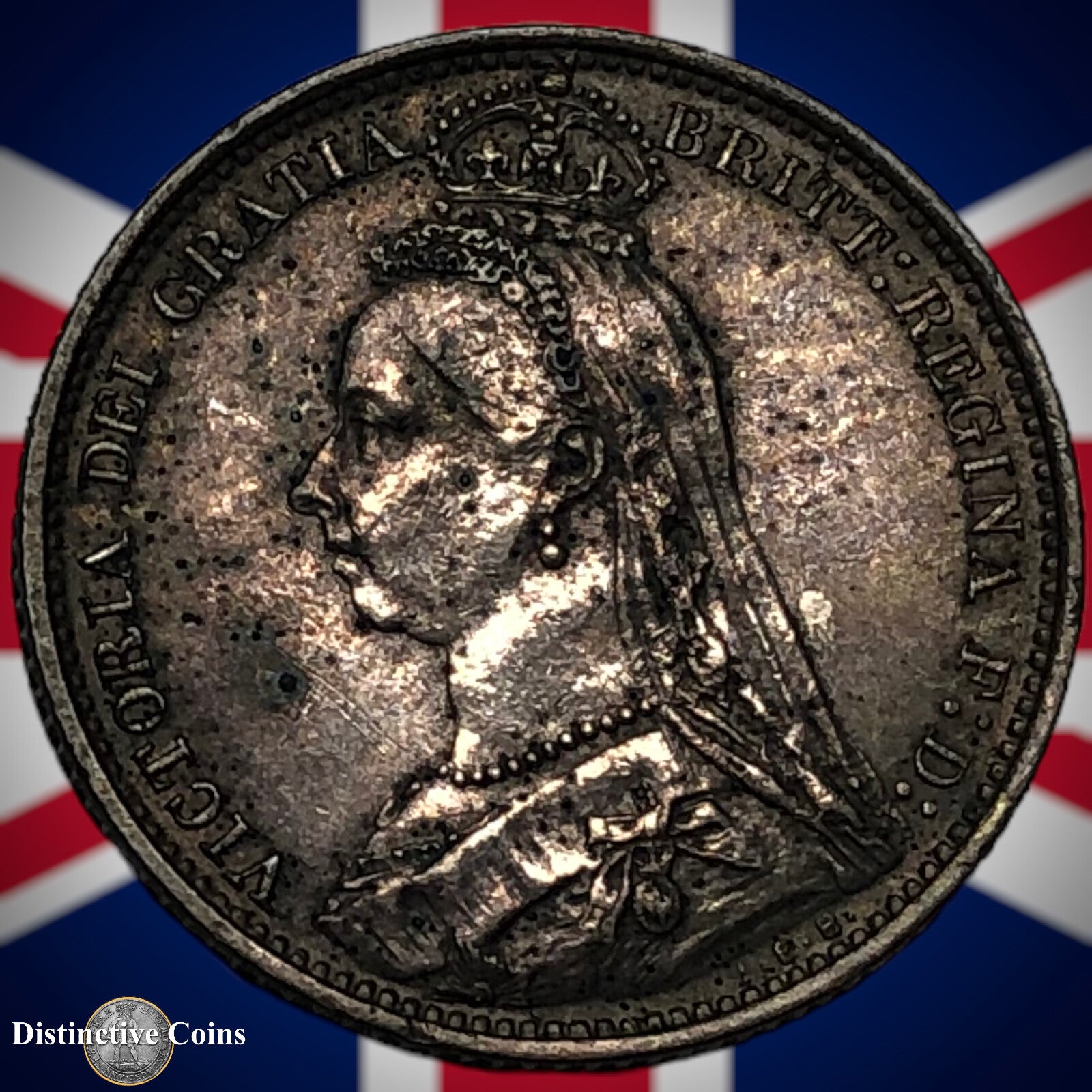 Great Britain 1887 Six Pence GB2649