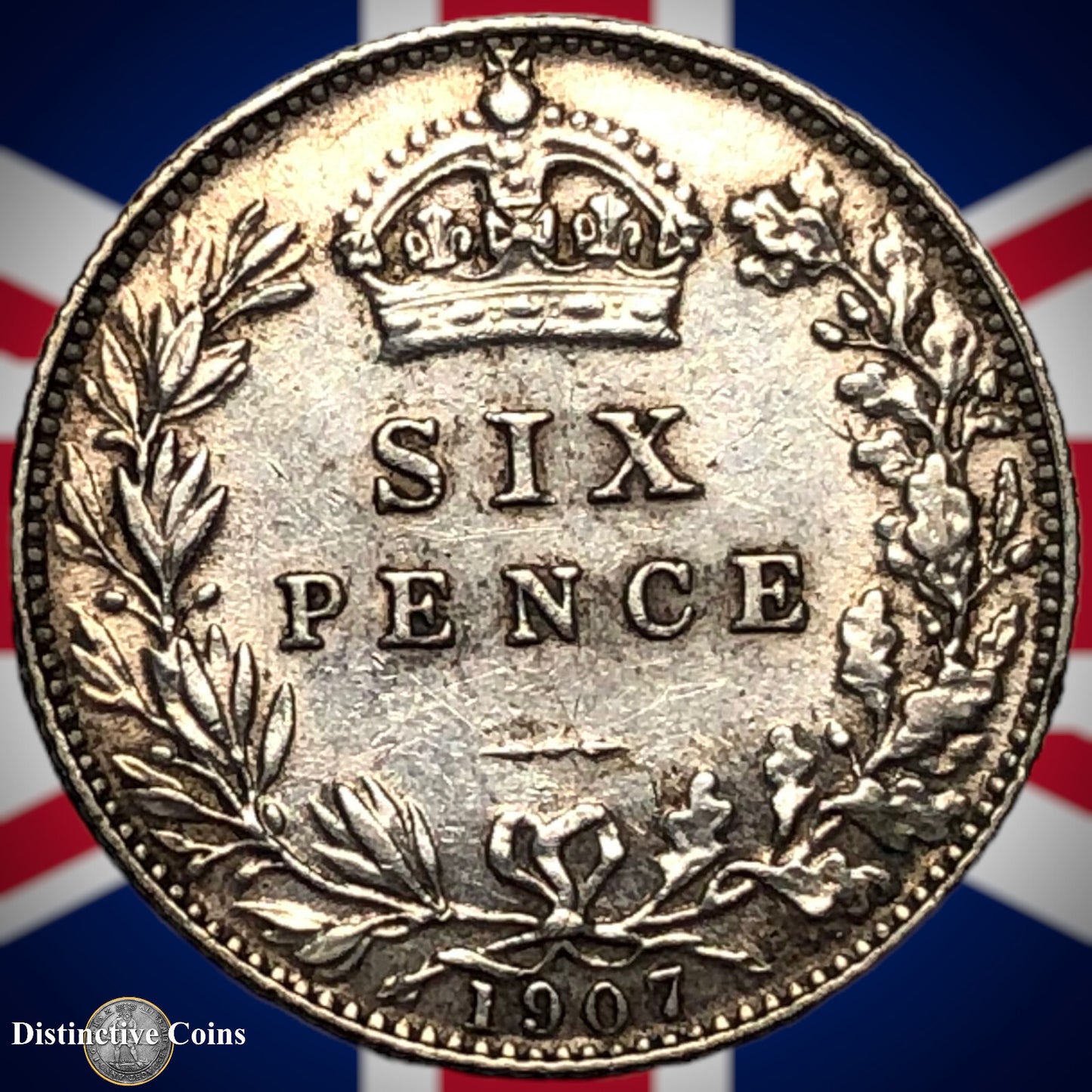 Great Britain 1907 Six Pence GB1544