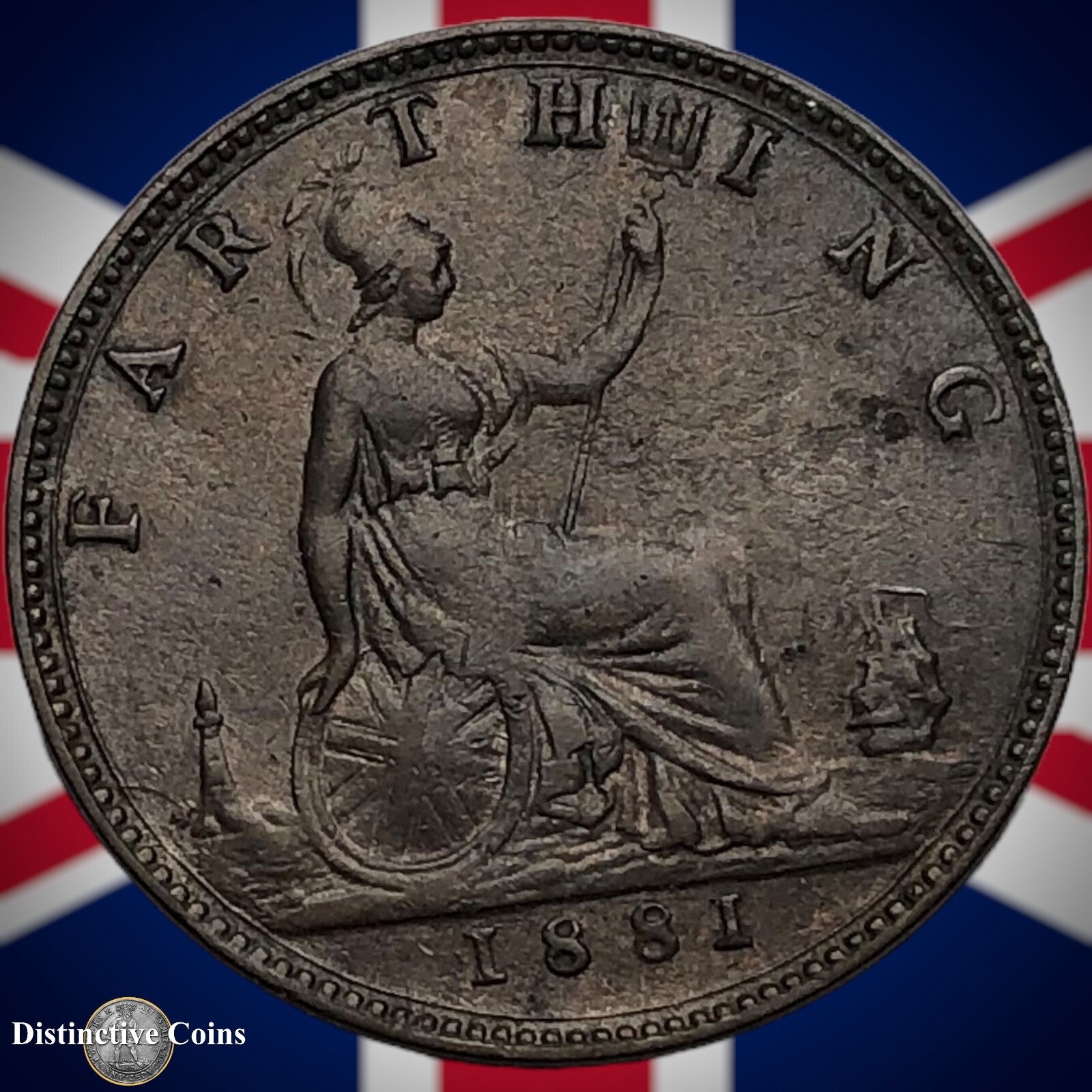 Great Britain 1881 Farthing 1/4d GB3847