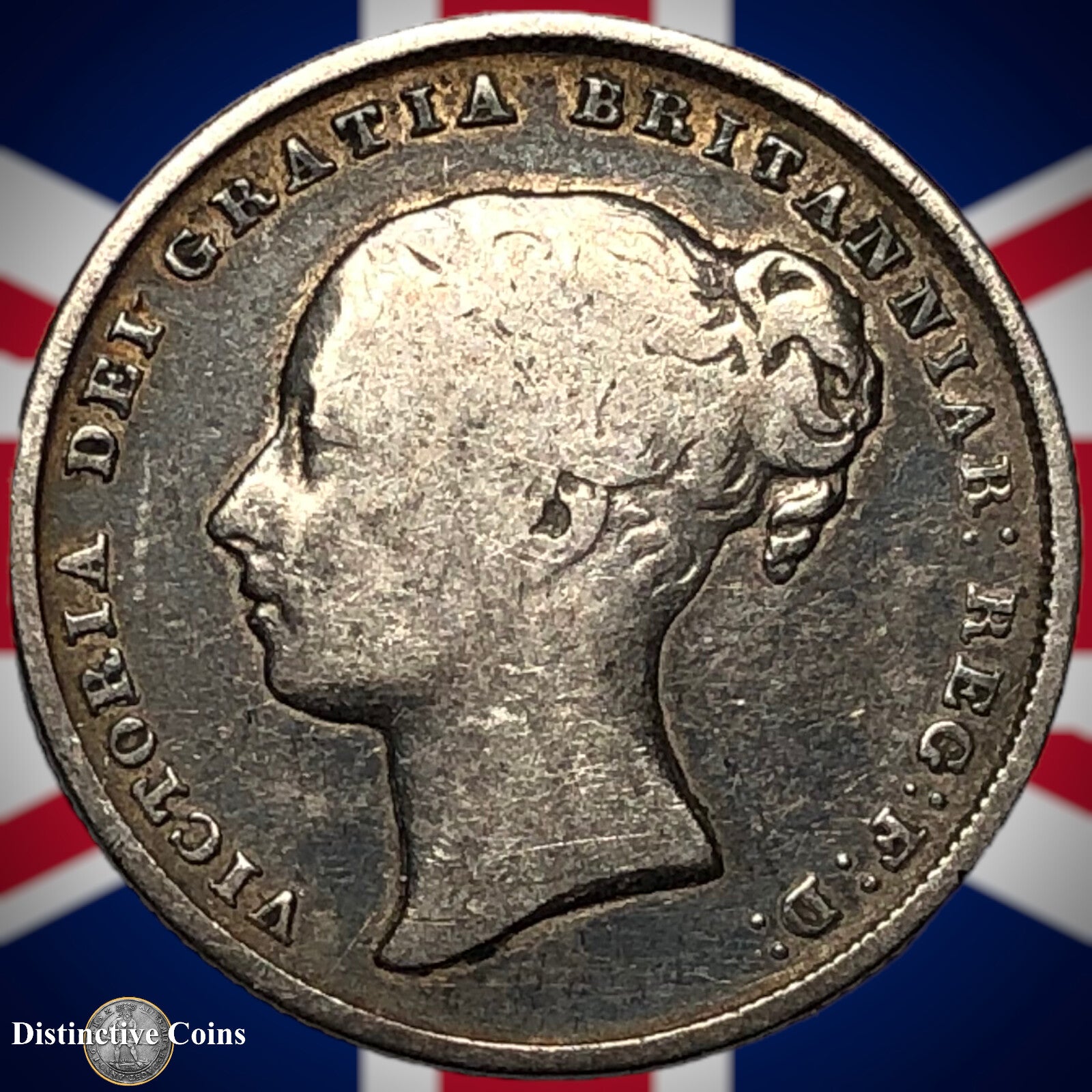 Great Britain 1845 British One Shilling GB0200
