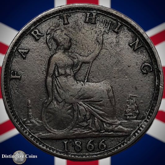 Great Britain 1866 Farthing 1/4d GB3565