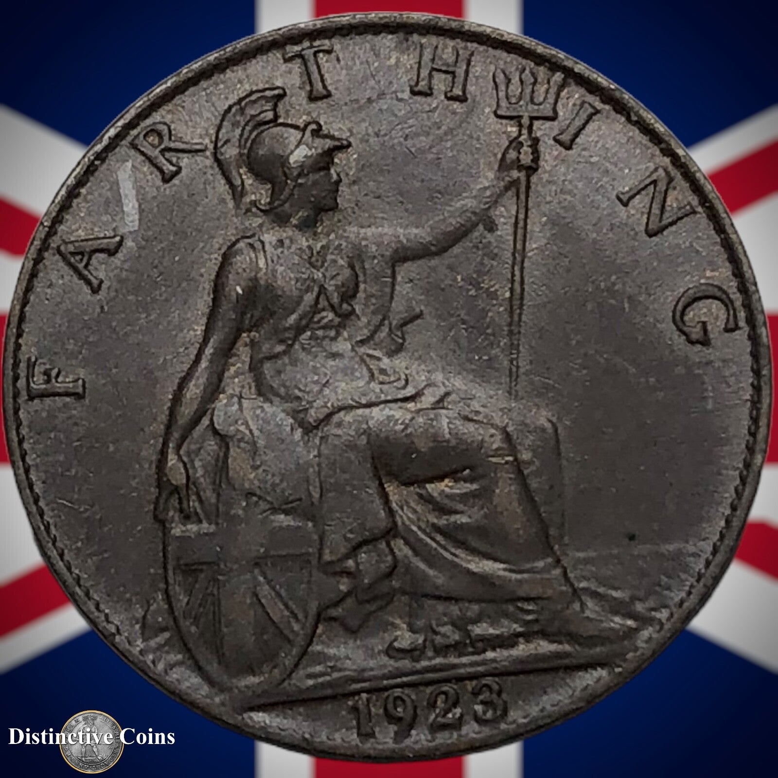 Great Britain 1923 Farthing 1/4d GB4775