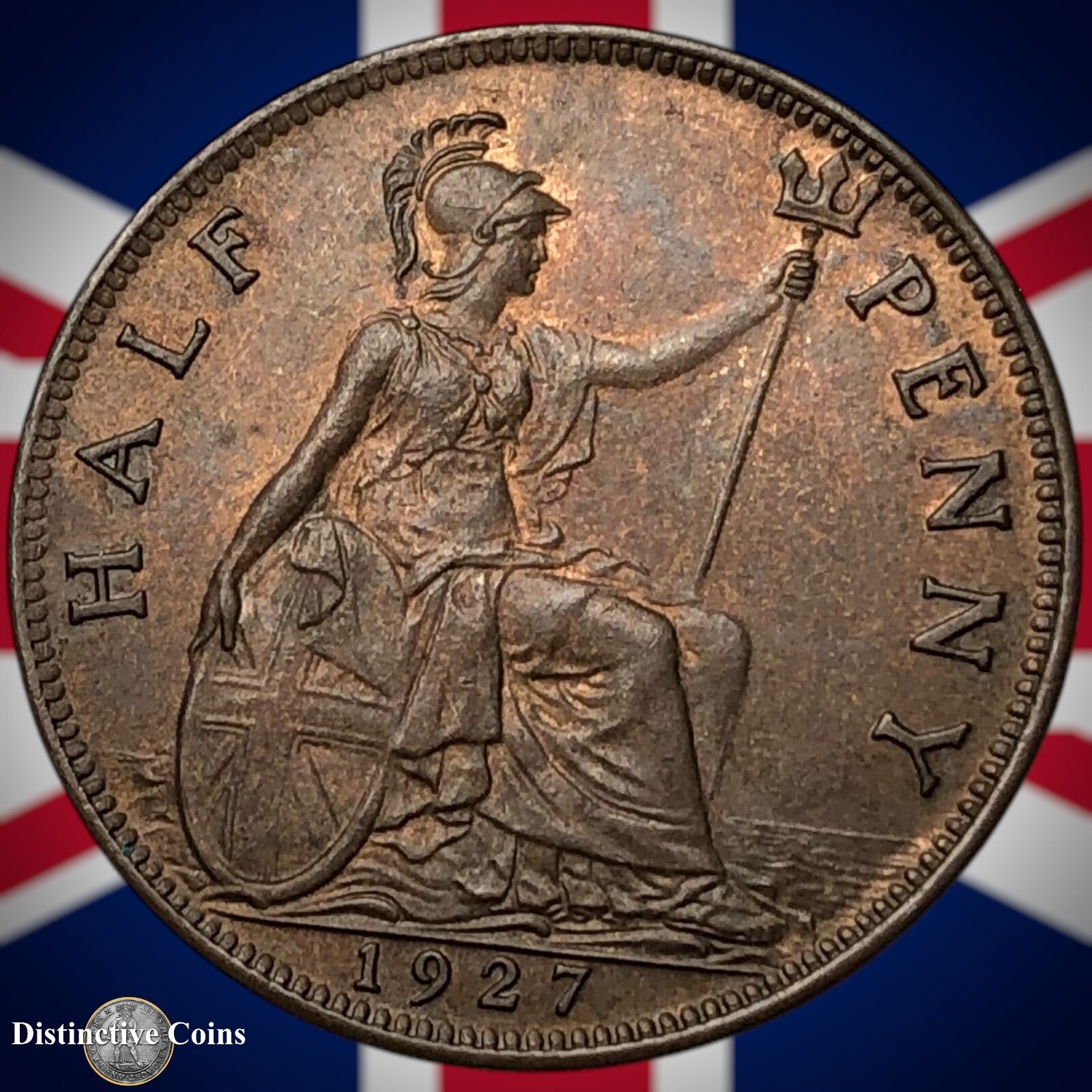 Great Britain 1927 Half Penny 1/2d GB5935