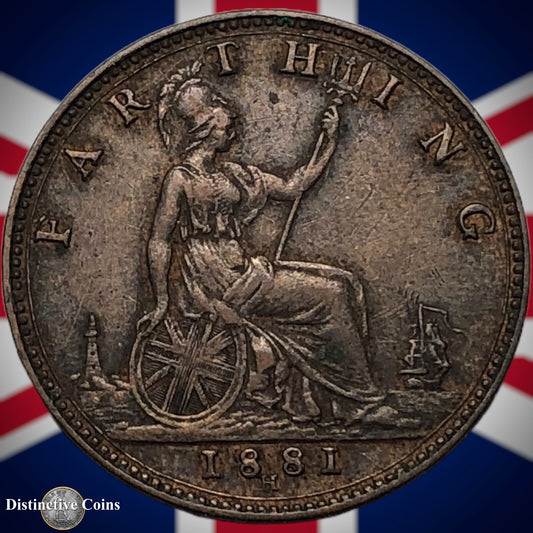 Great Britain 1881 H Farthing 1/4d GB3953