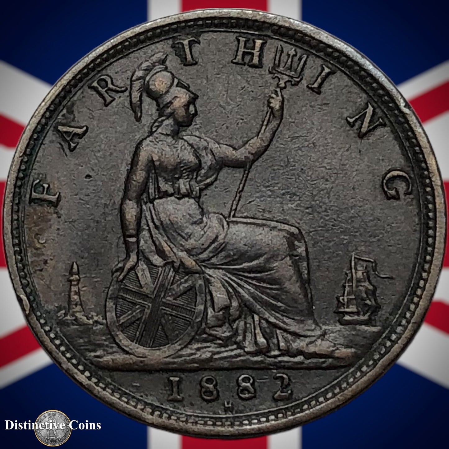 Great Britain 1882 H Farthing 1/4d GB4033