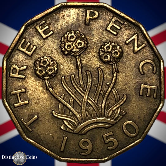 Great Britain 1950 Three Pence GB2488