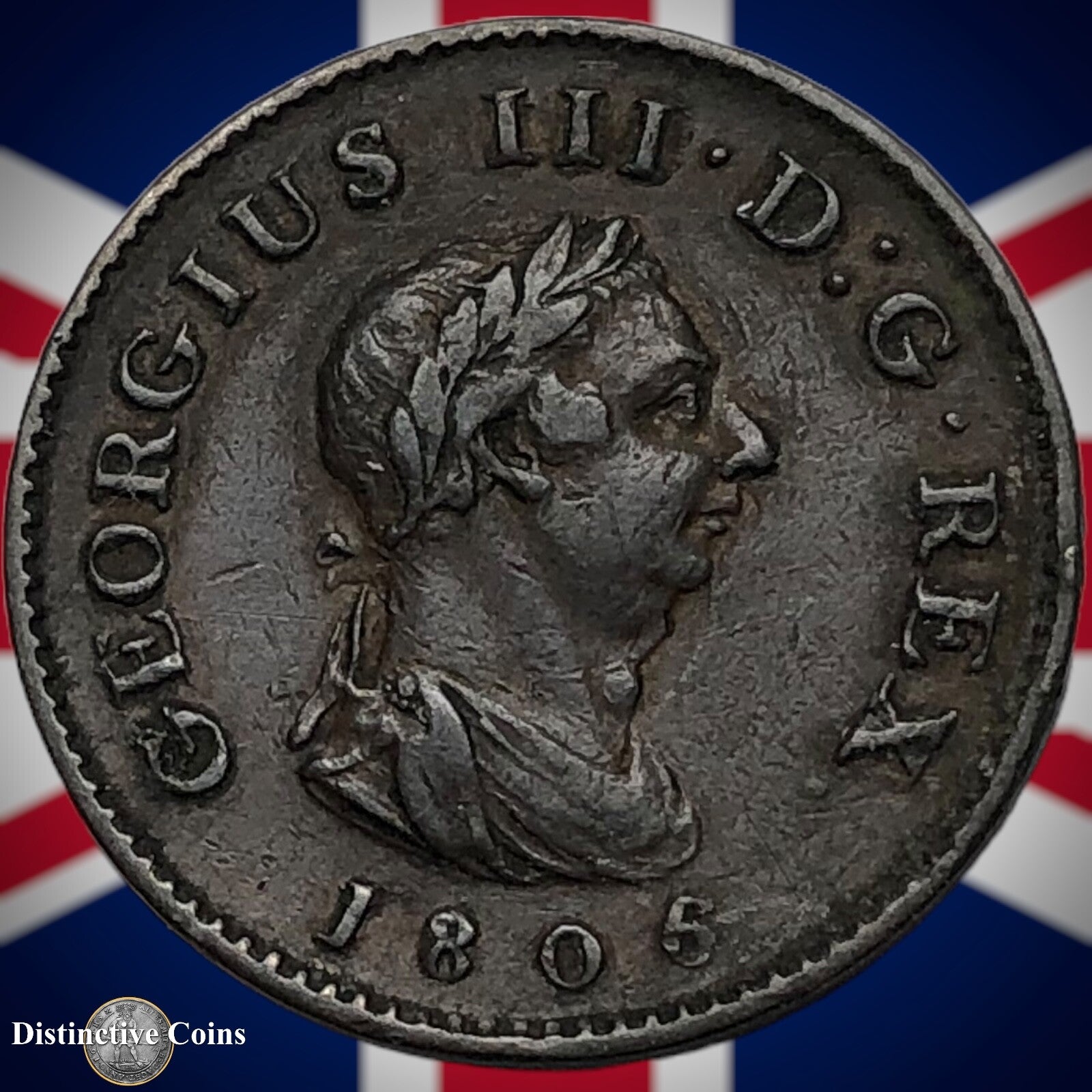 Great Britain 1806 Farthing 1/4d GB3208