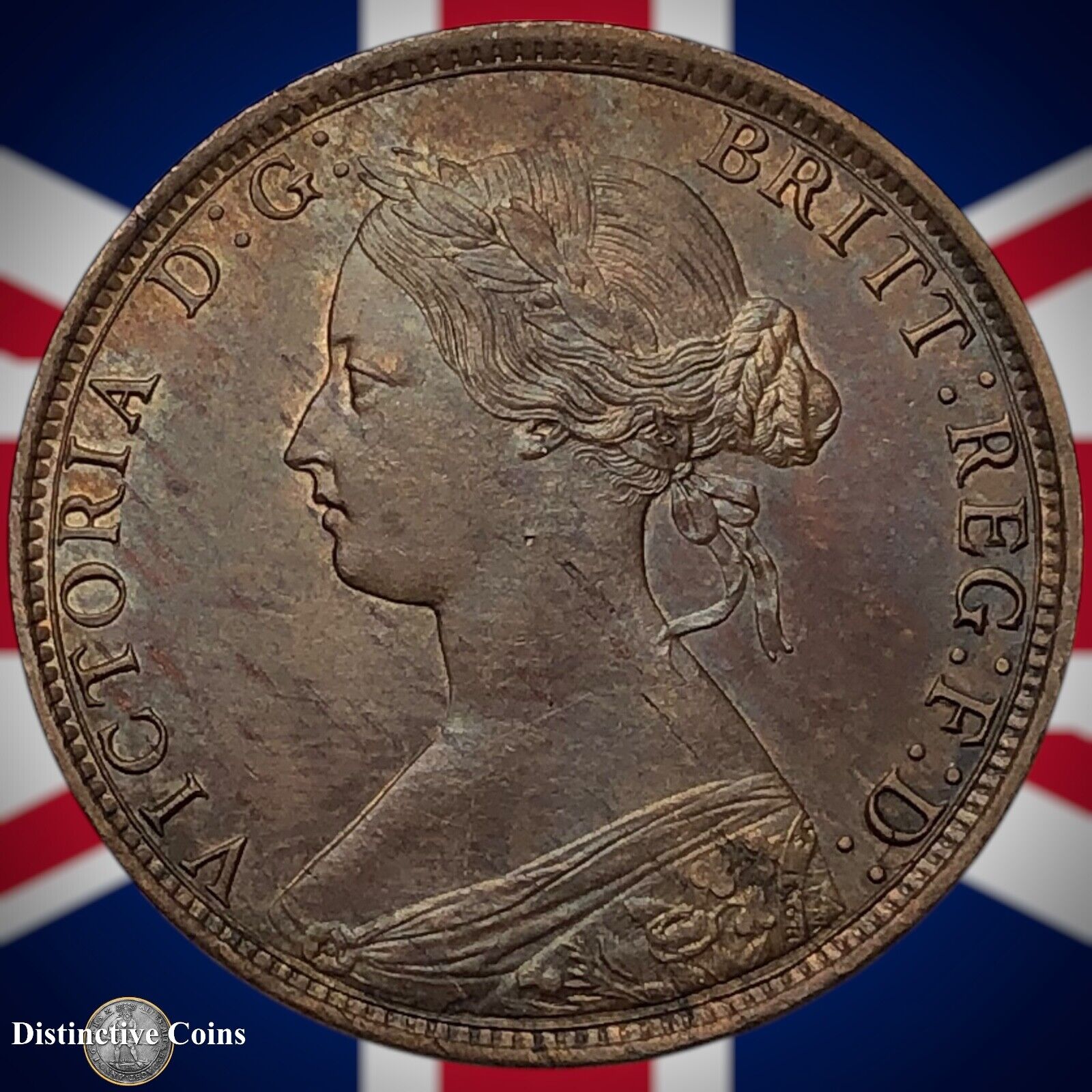 Great Britain 1862 Half Penny 1/2d GB5446