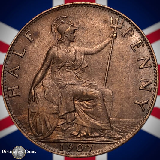 Great Britain 1907 Half Penny 1/2d GB5818