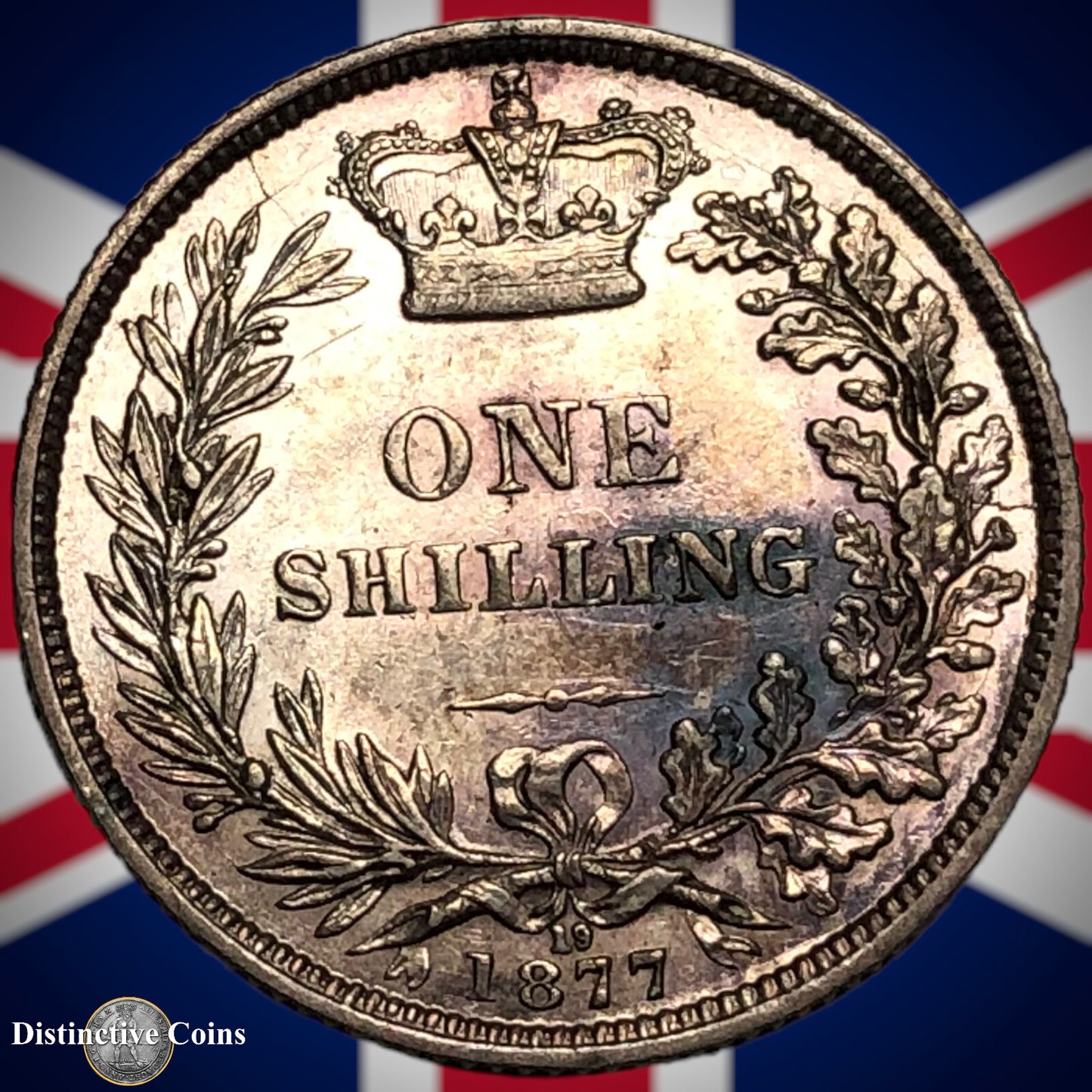 Great Britain 1877 British One Shilling GB0377