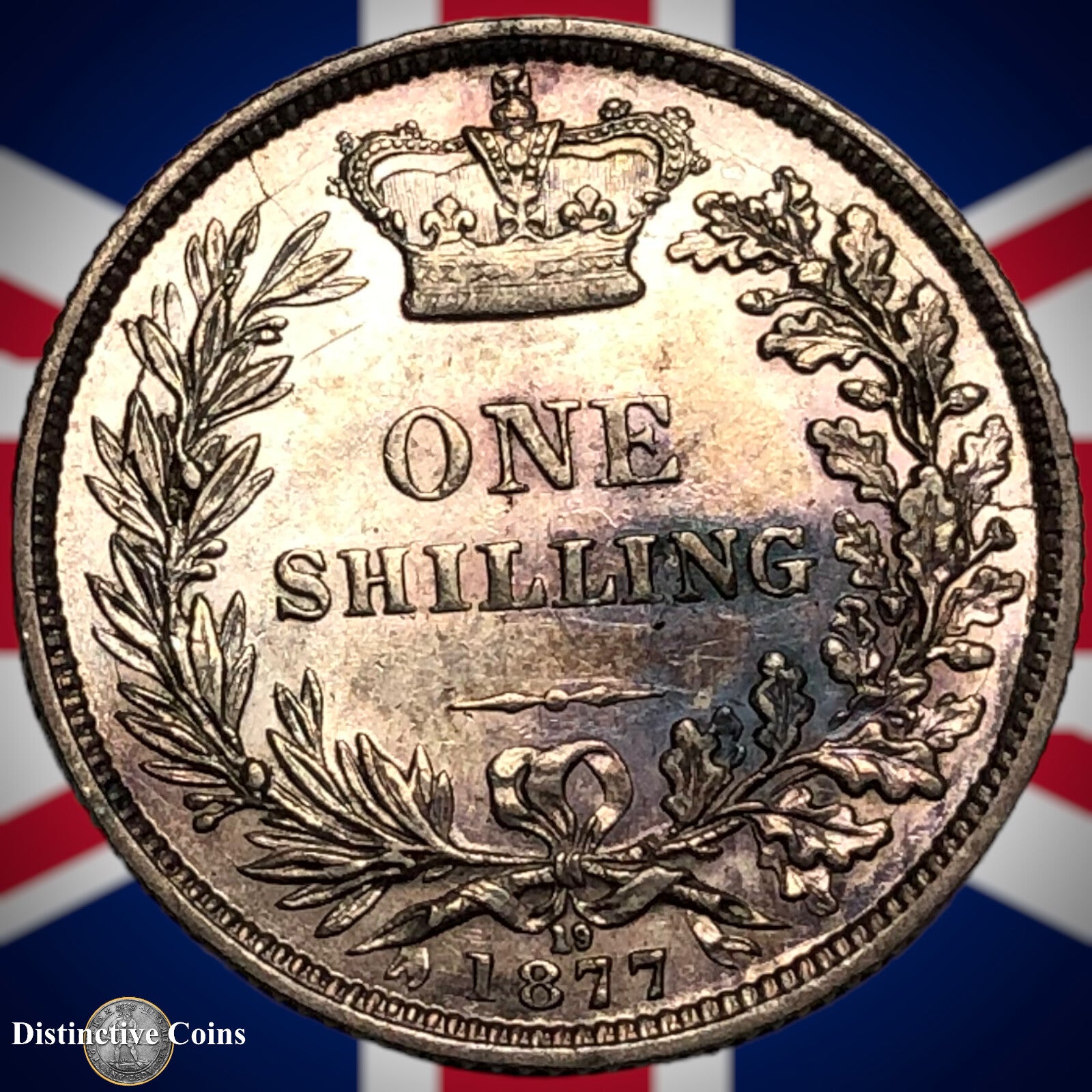 Great Britain 1877 British One Shilling GB0377