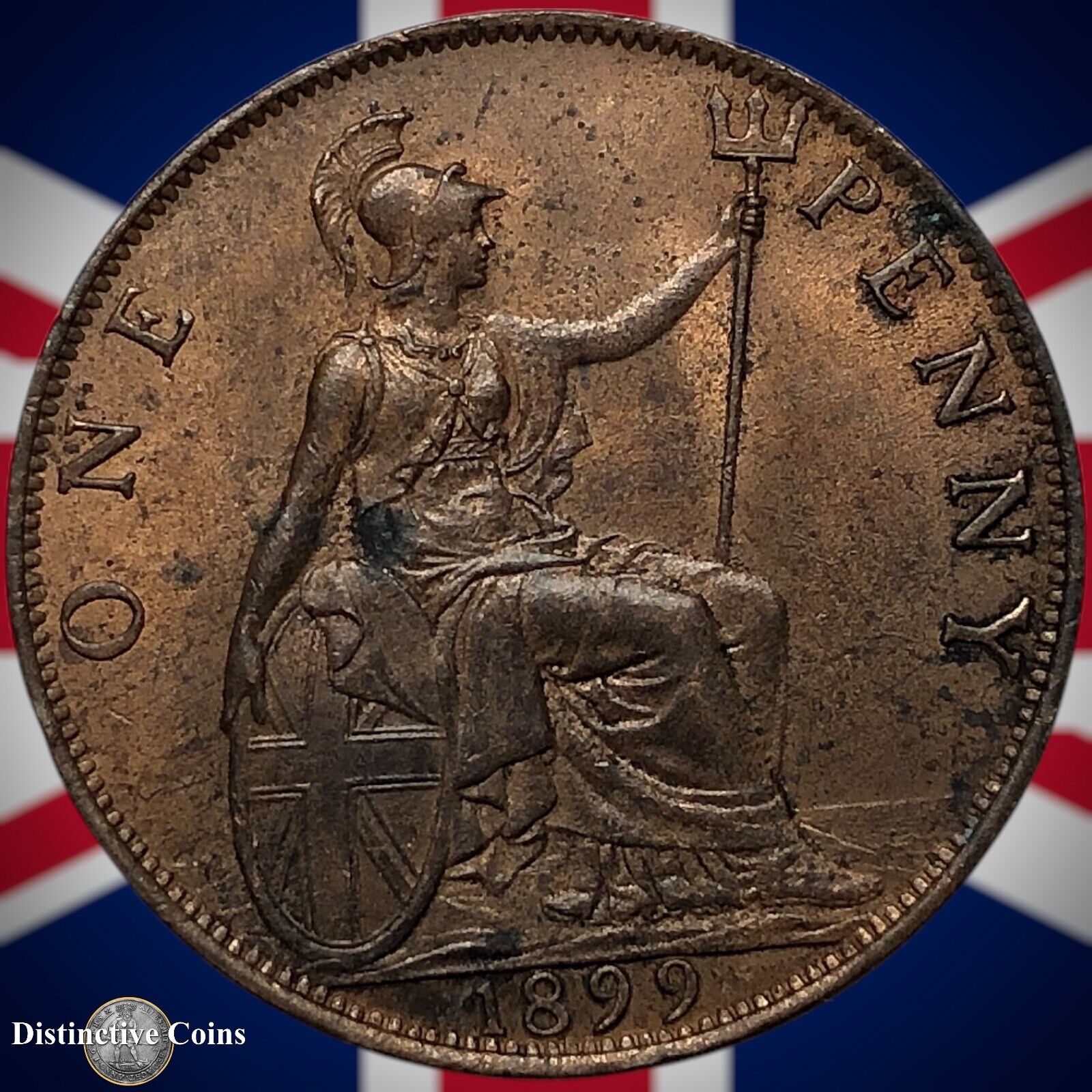 Great Britain 1899 Penny 1d GB6615