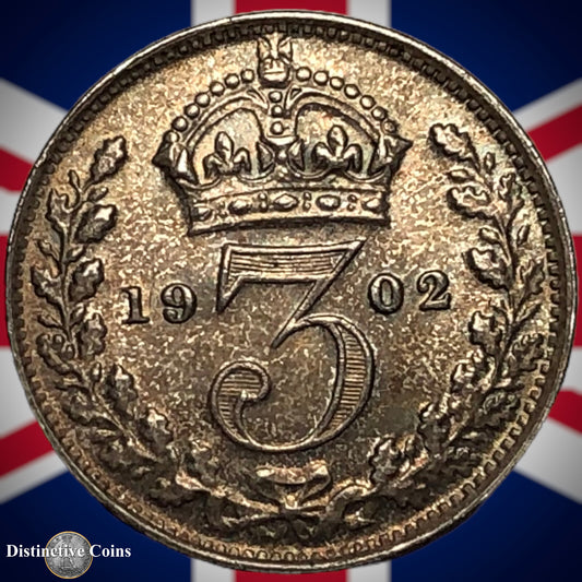 Great Britain 1902 Three Pence GB2089