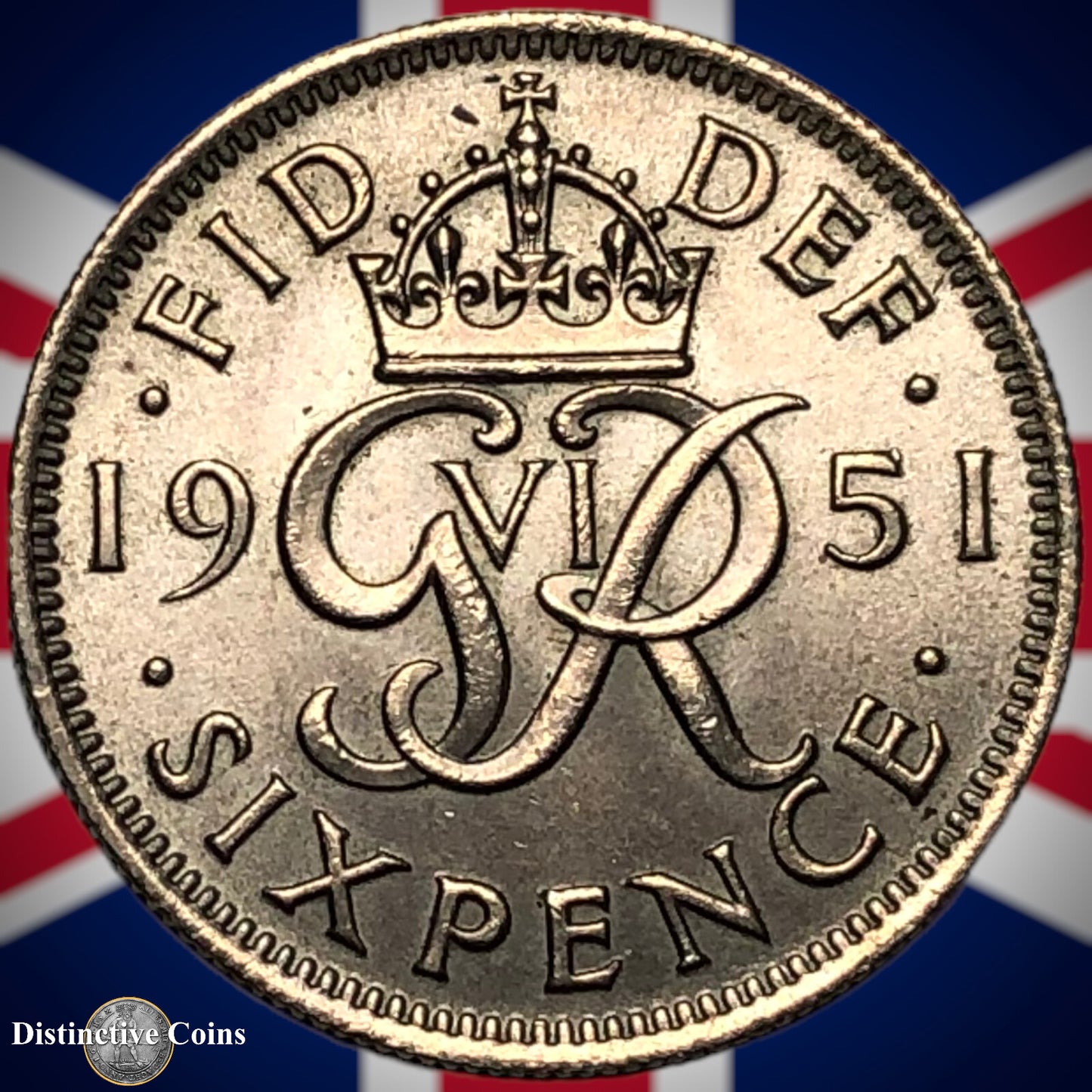 Great Britain 1951 Six Pence GB1778